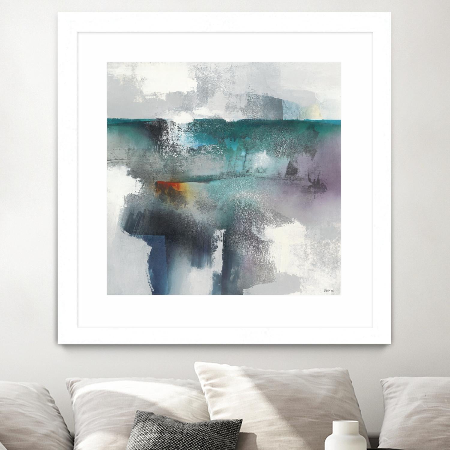 Subsurface I by Scott Brems on GIANT ART - blues organic shapes