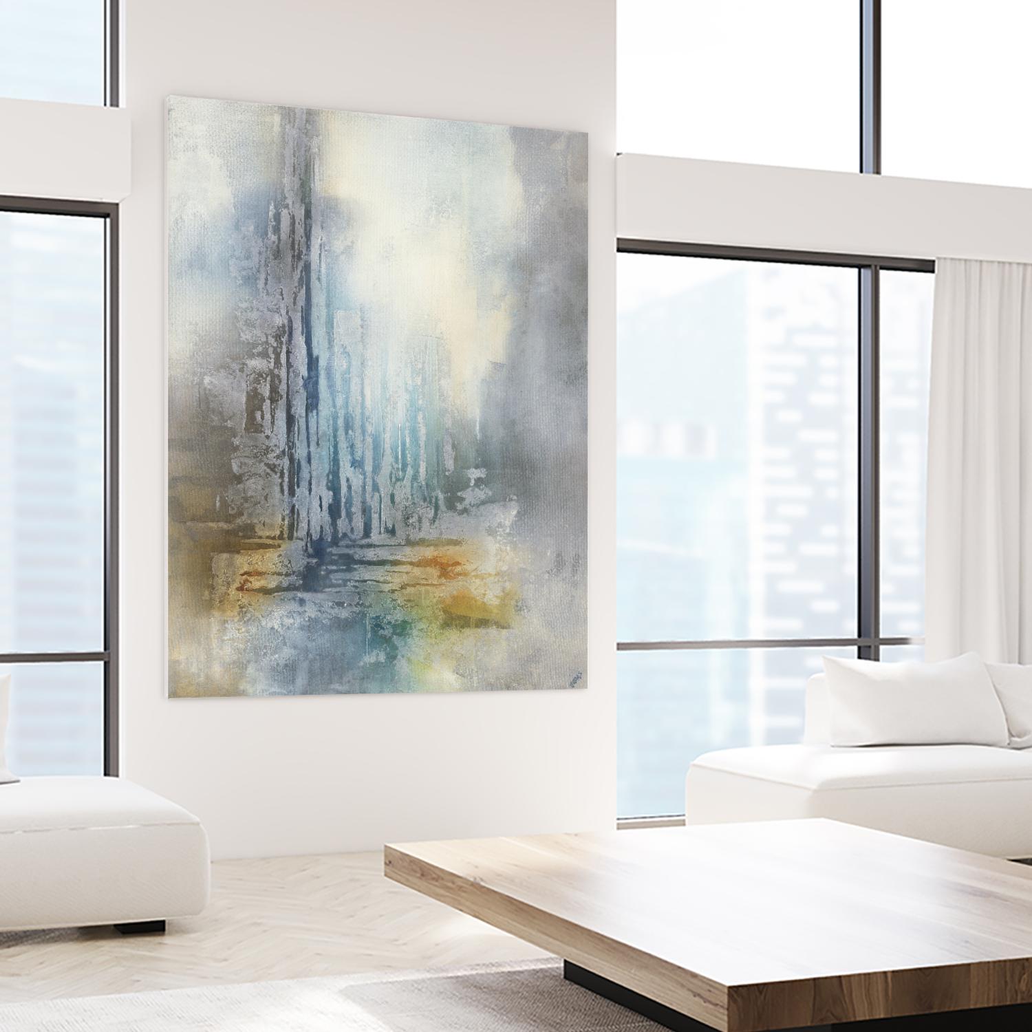 Rising Atmosphere by Scott Brems on GIANT ART - blues abstract