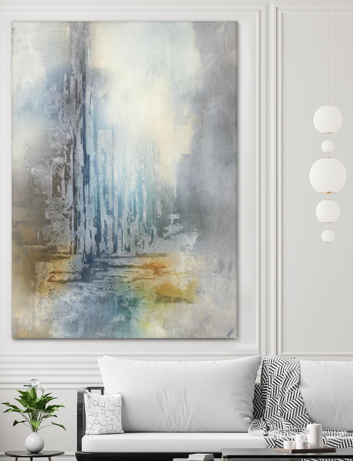 Rising Atmosphere by Scott Brems on GIANT ART - blues abstract