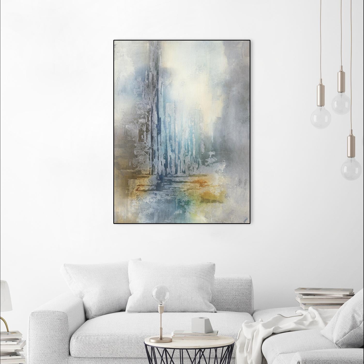 Rising Atmosphere by Scott Brems on GIANT ART - blues abstract