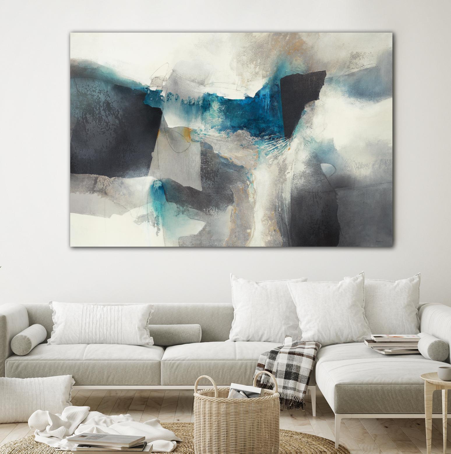 Blue Hydro by Scott Brems on GIANT ART - blues abstract