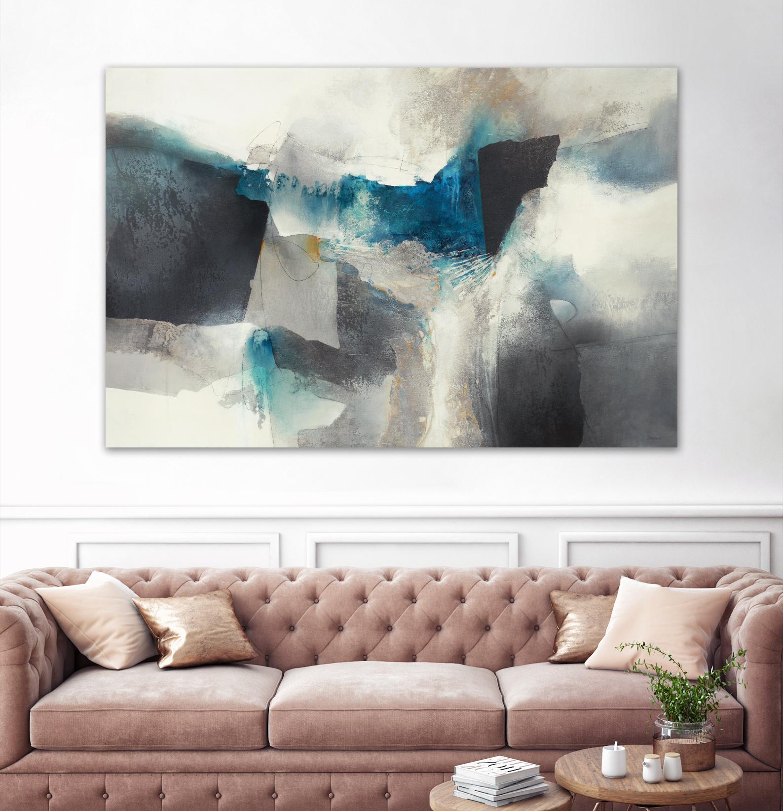 Blue Hydro by Scott Brems on GIANT ART - blues abstract