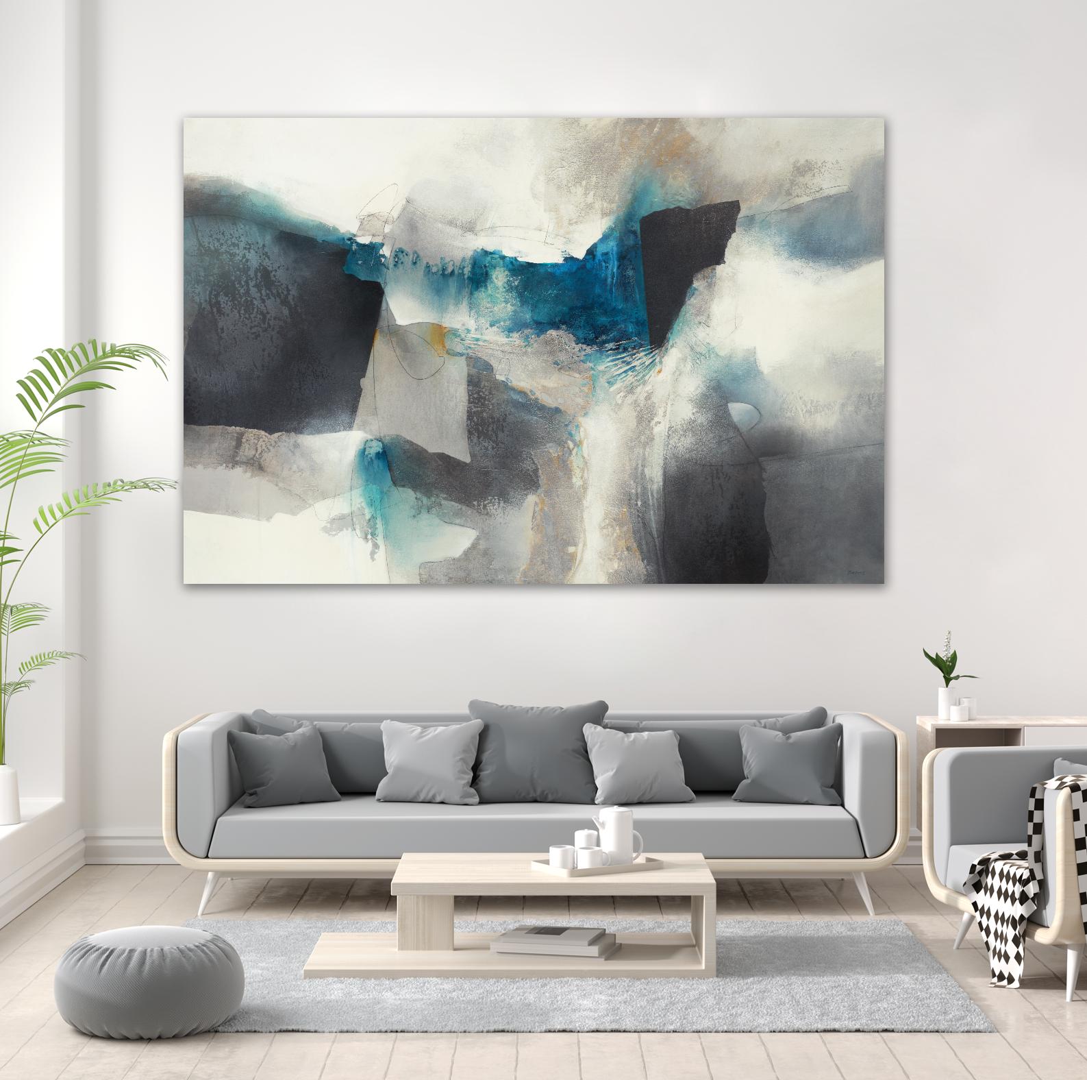 Blue Hydro by Scott Brems on GIANT ART - blues abstract