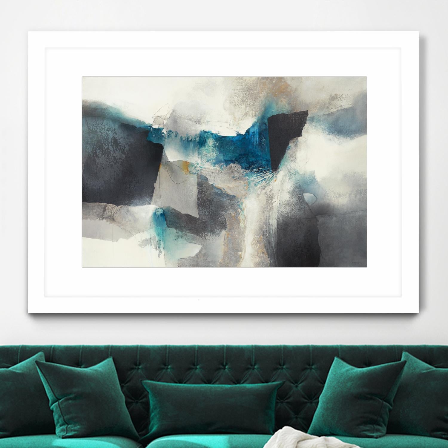 Blue Hydro by Scott Brems on GIANT ART - blues abstract