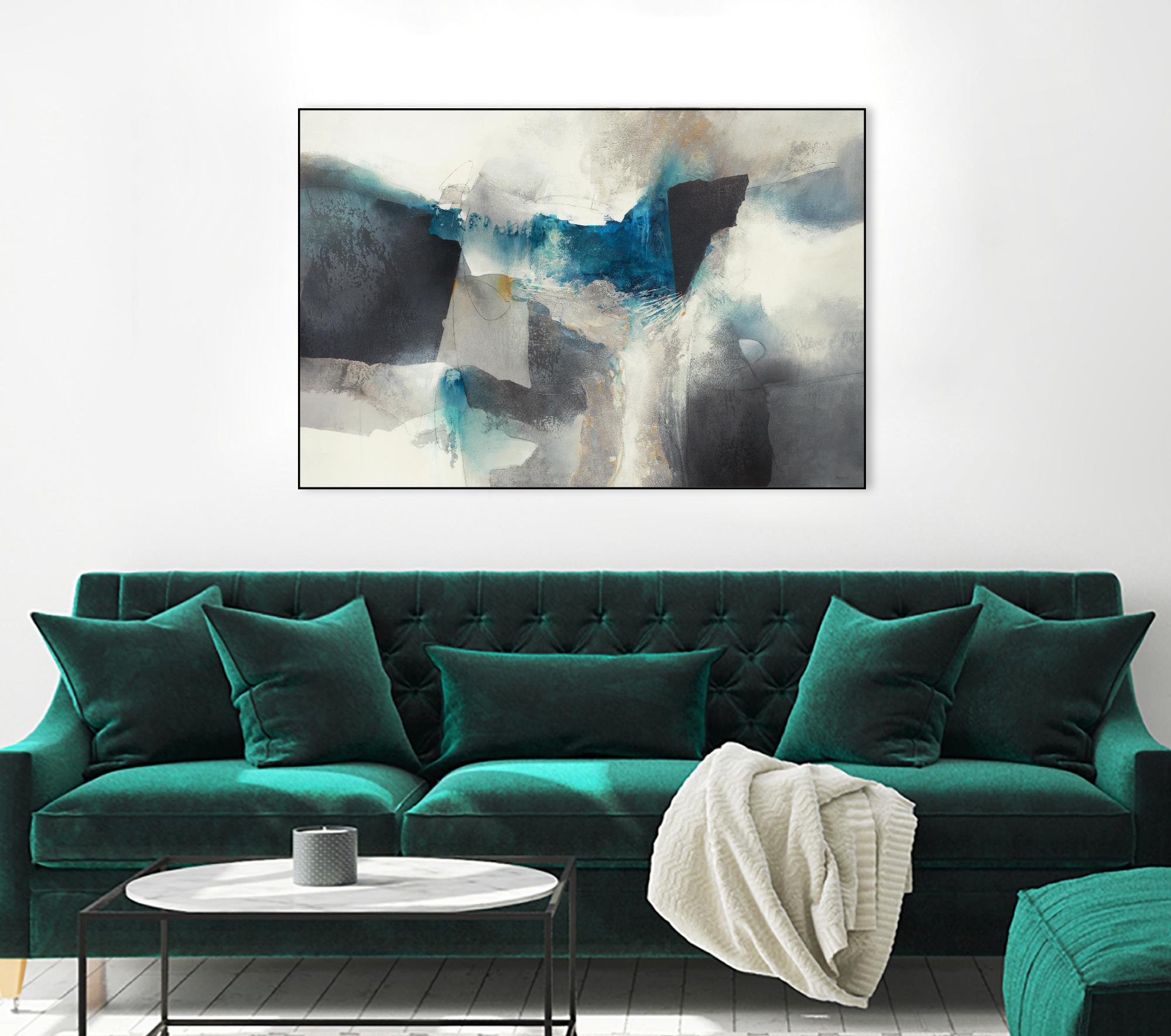 Blue Hydro by Scott Brems on GIANT ART - blues abstract