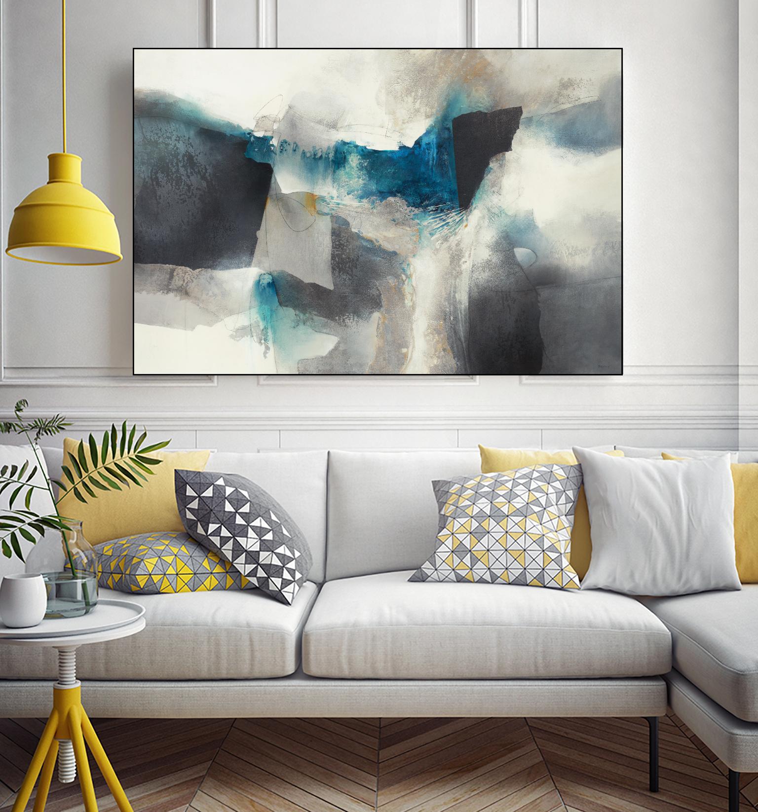 Blue Hydro by Scott Brems on GIANT ART - blues abstract