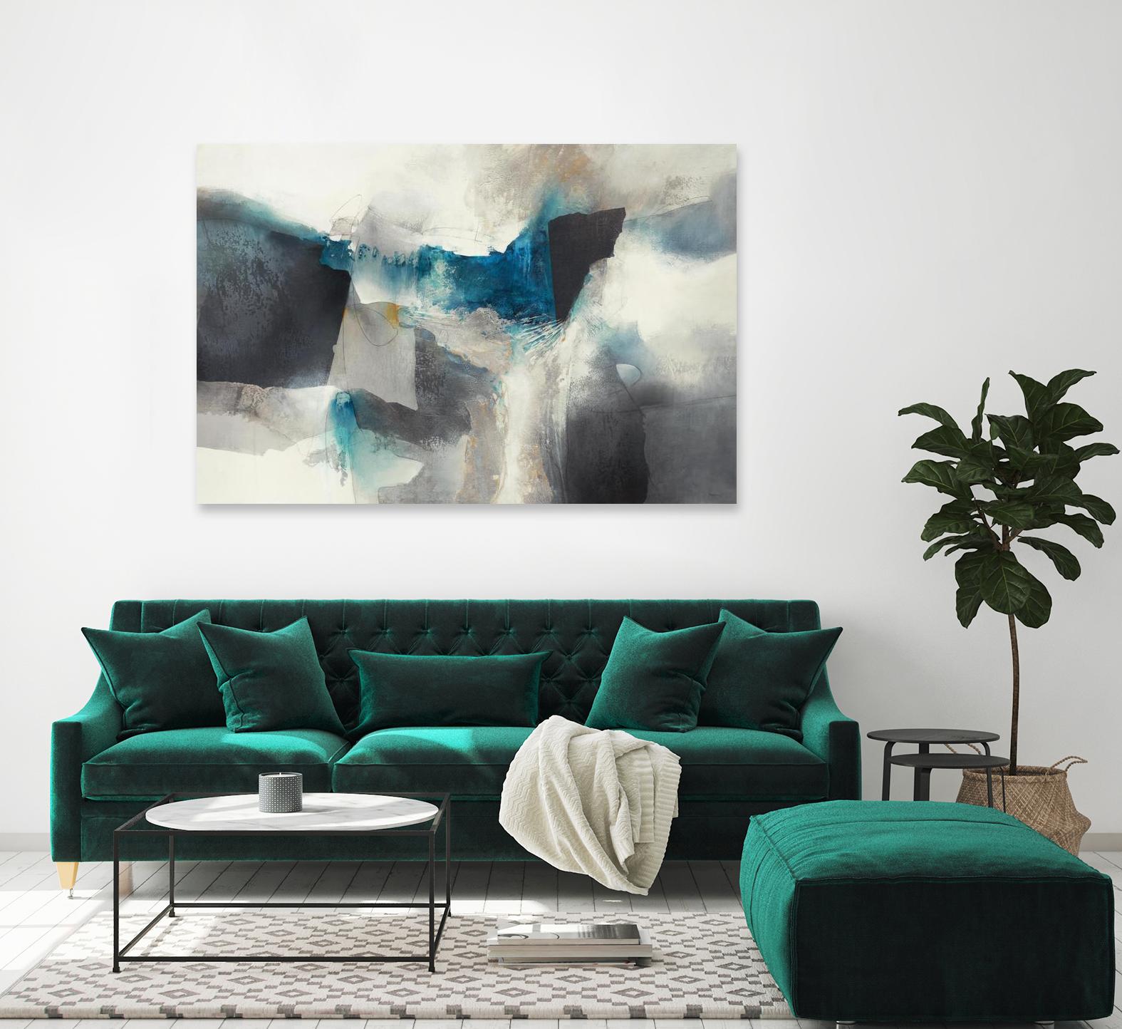 Blue Hydro by Scott Brems on GIANT ART - blues abstract