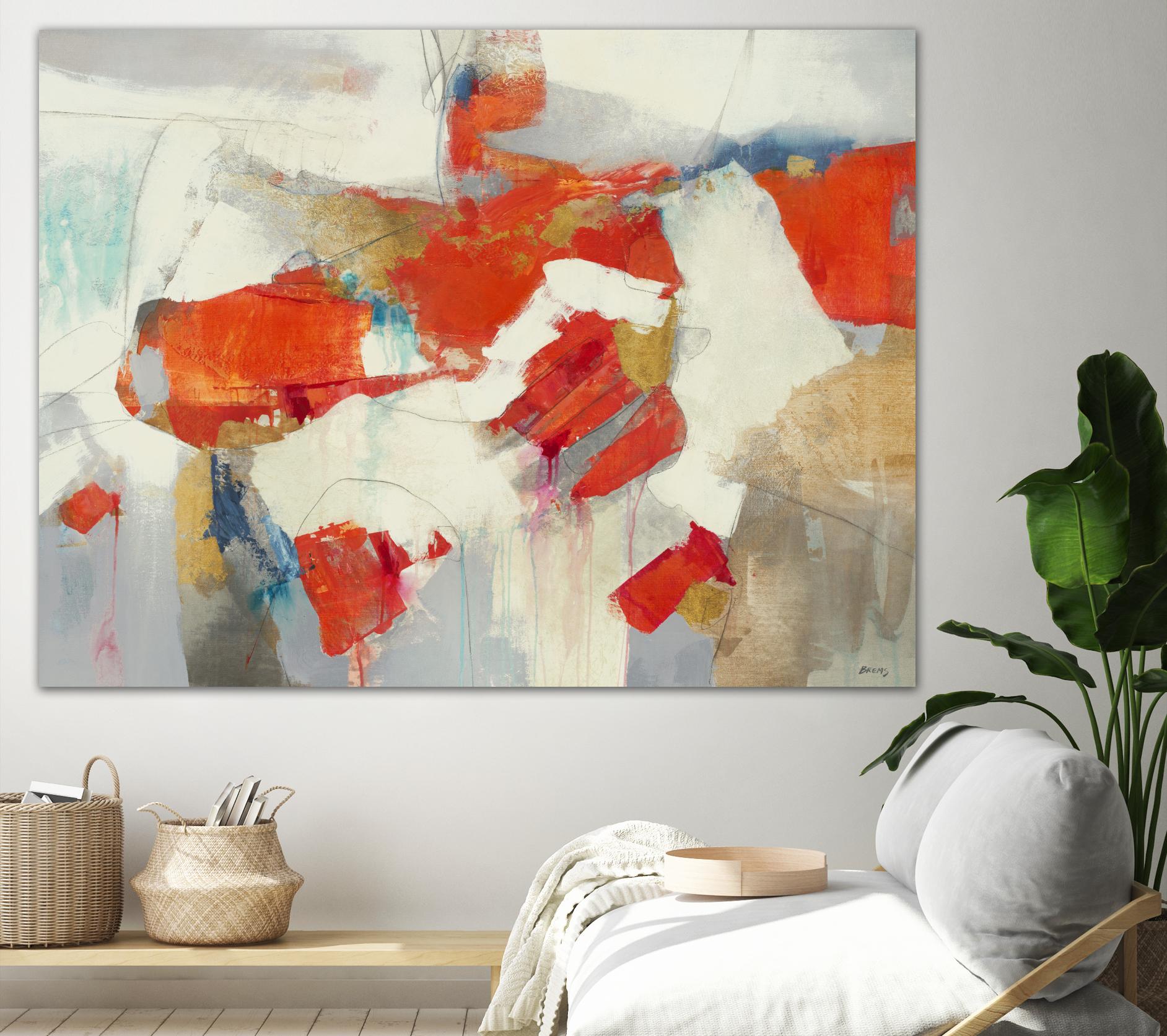 Coral Abstract by Scott Brems on GIANT ART - whites & creams abstract