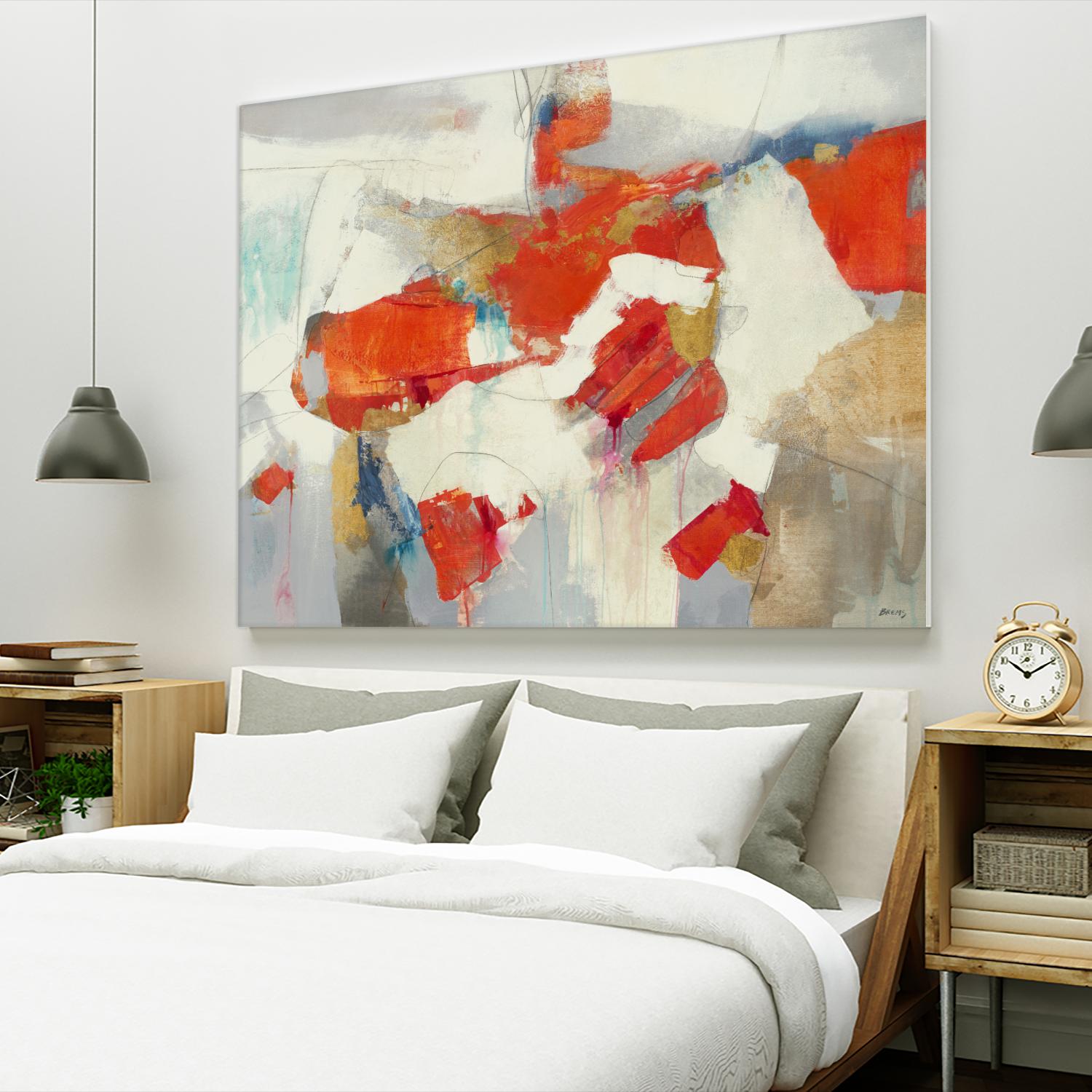 Coral Abstract by Scott Brems on GIANT ART - whites & creams abstract