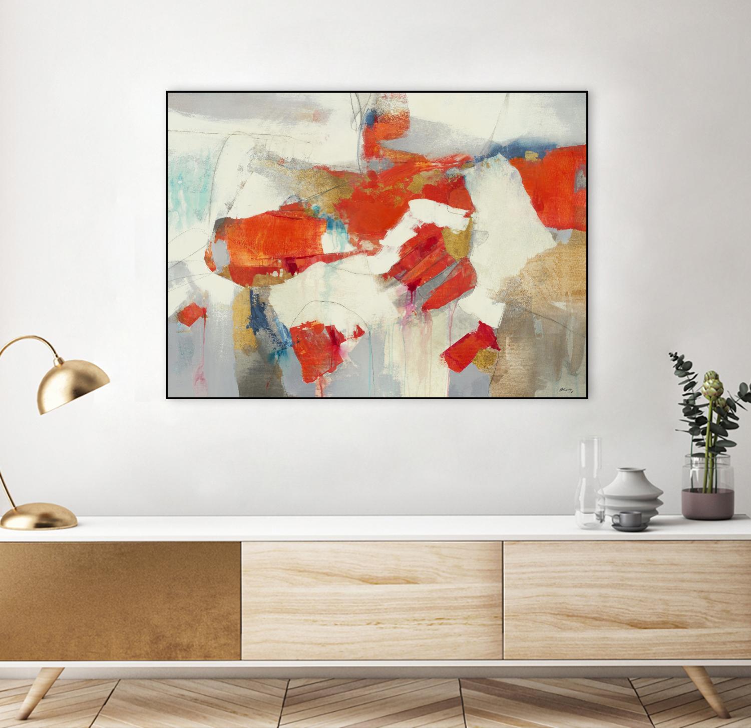 Coral Abstract by Scott Brems on GIANT ART - whites & creams abstract