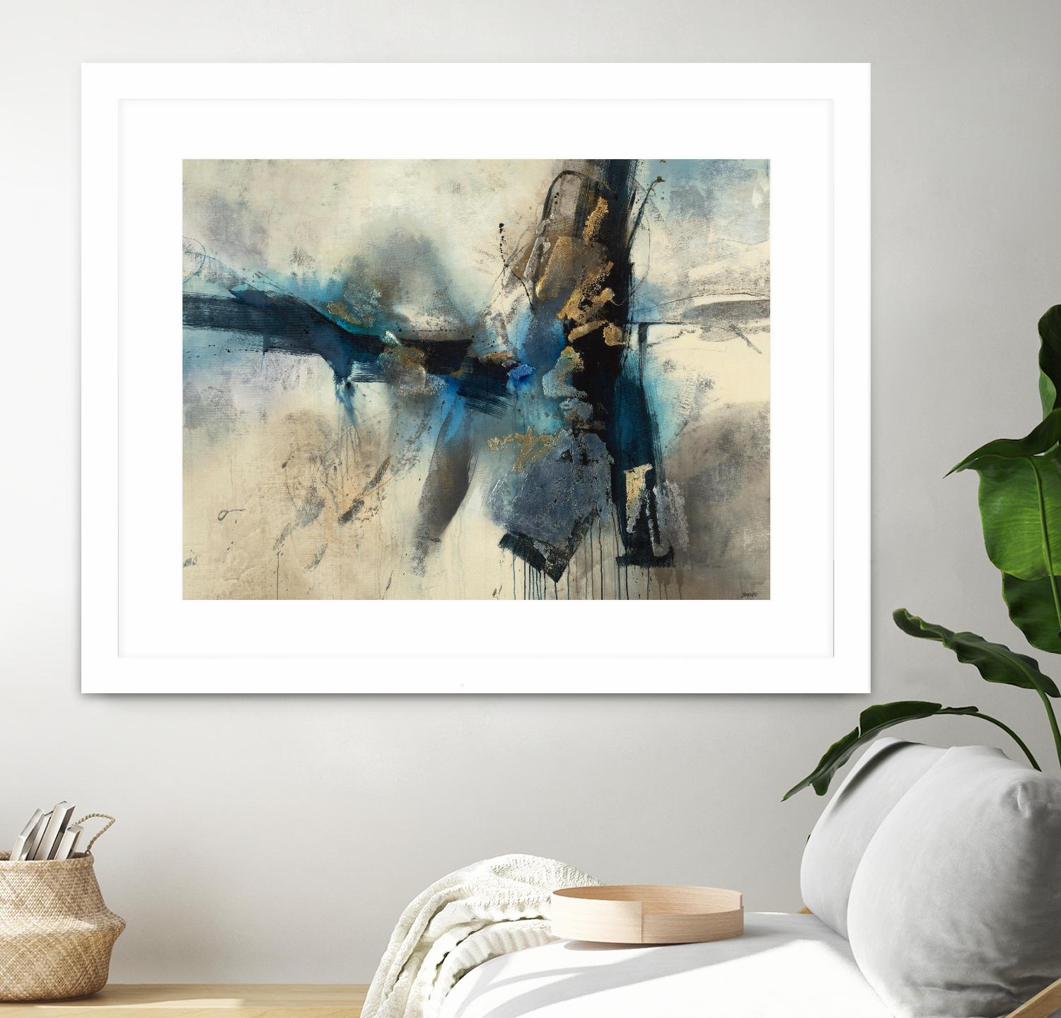 Smash by Scott Brems on GIANT ART - blues abstract creams