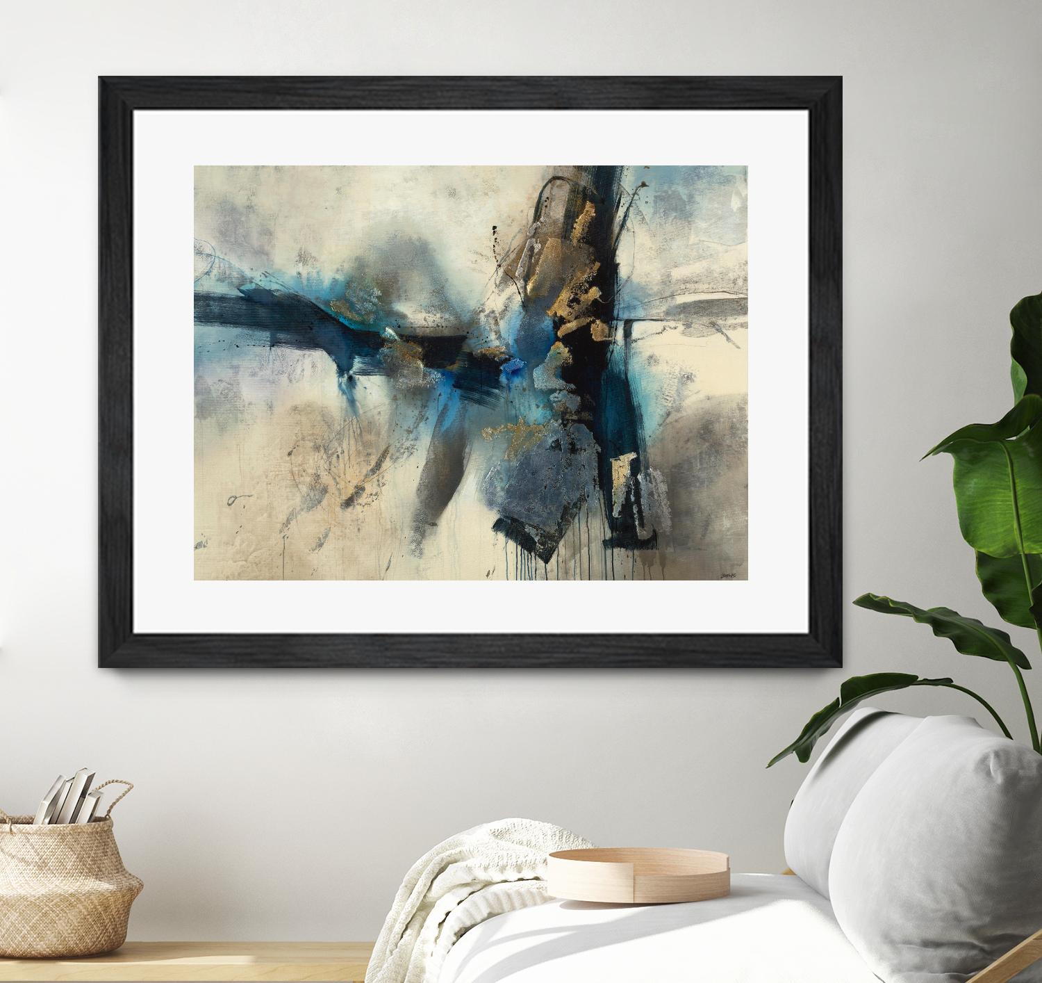 Smash by Scott Brems on GIANT ART - blues abstract creams