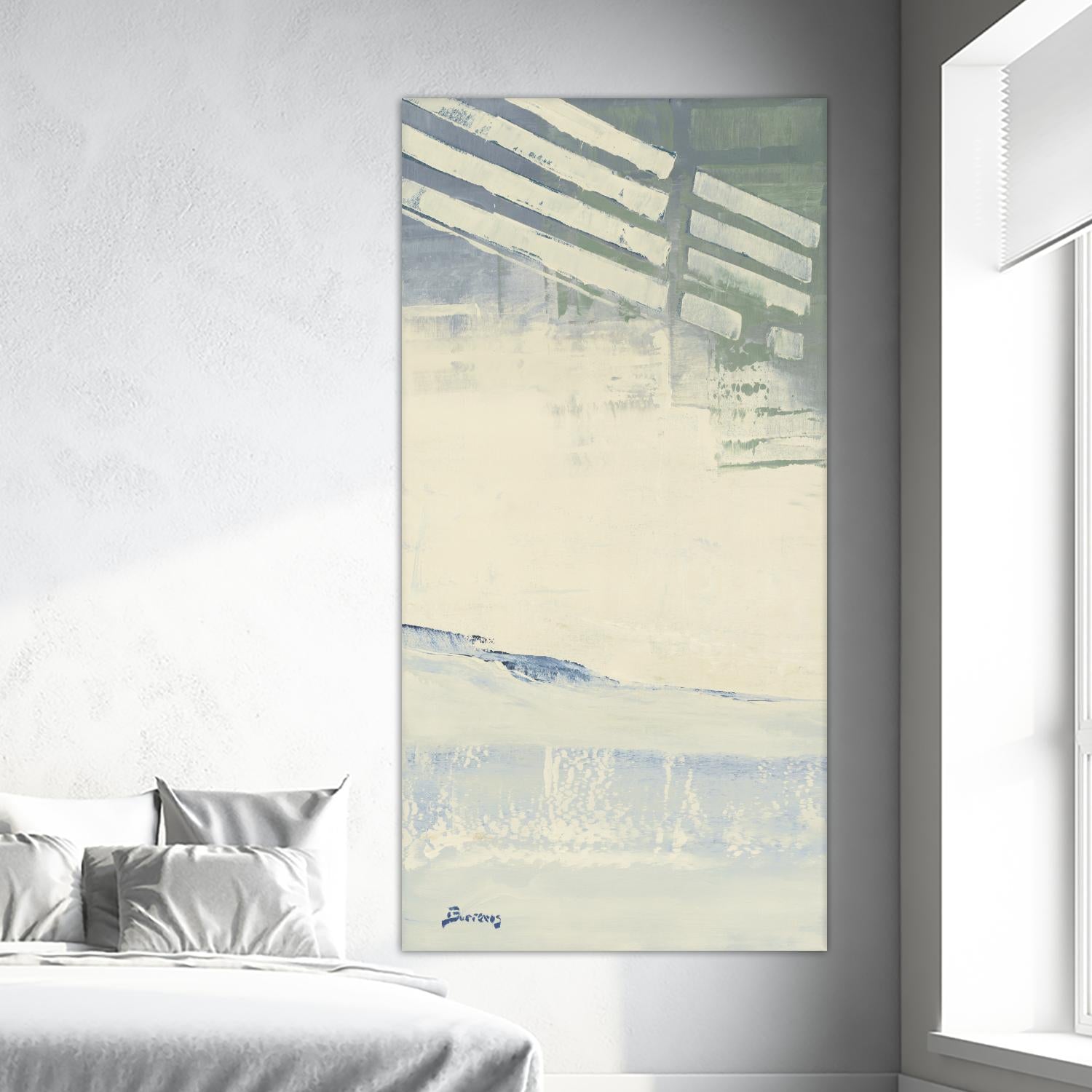 Incoming I by John Burrows on GIANT ART - pale tints abstract