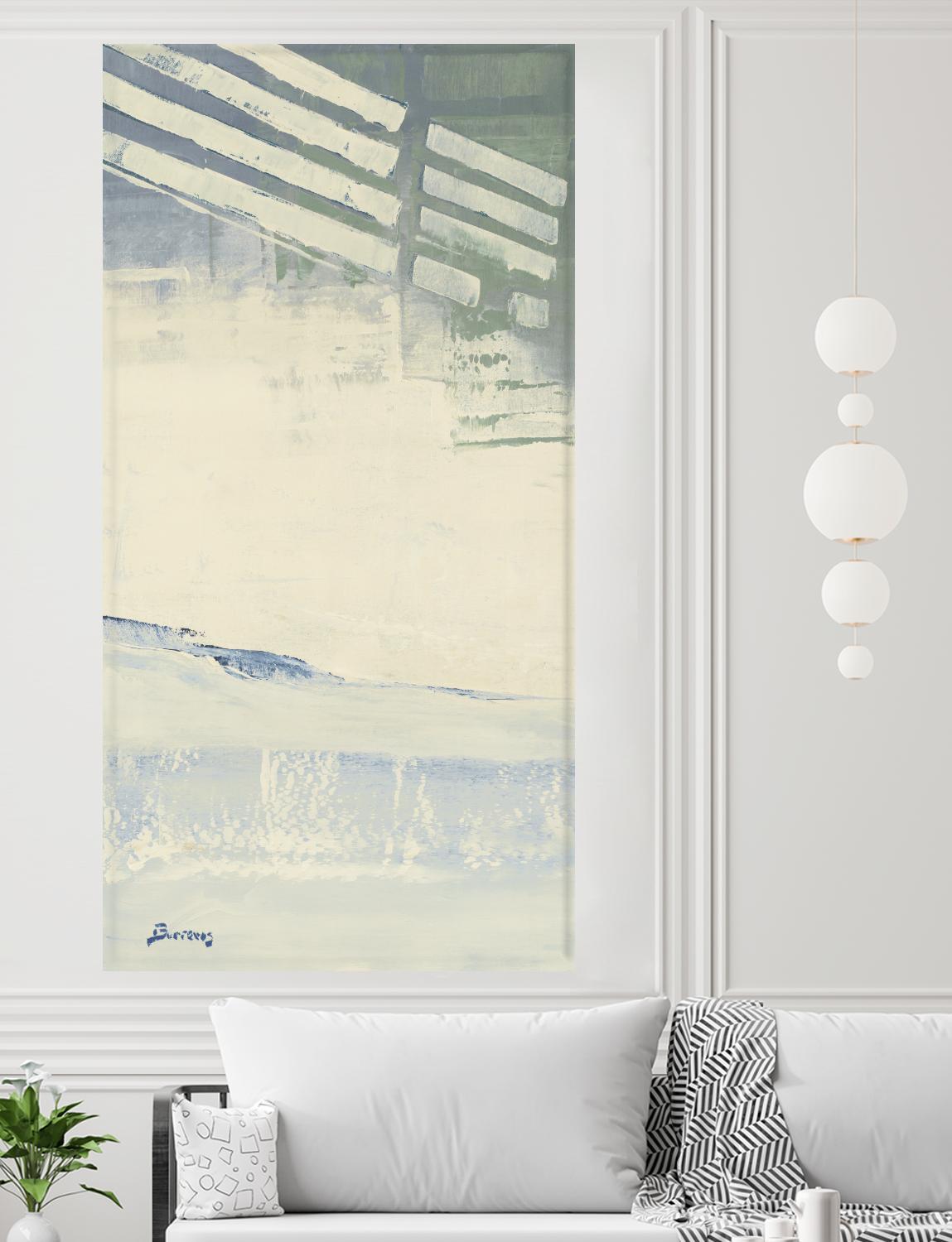 Incoming I by John Burrows on GIANT ART - pale tints abstract