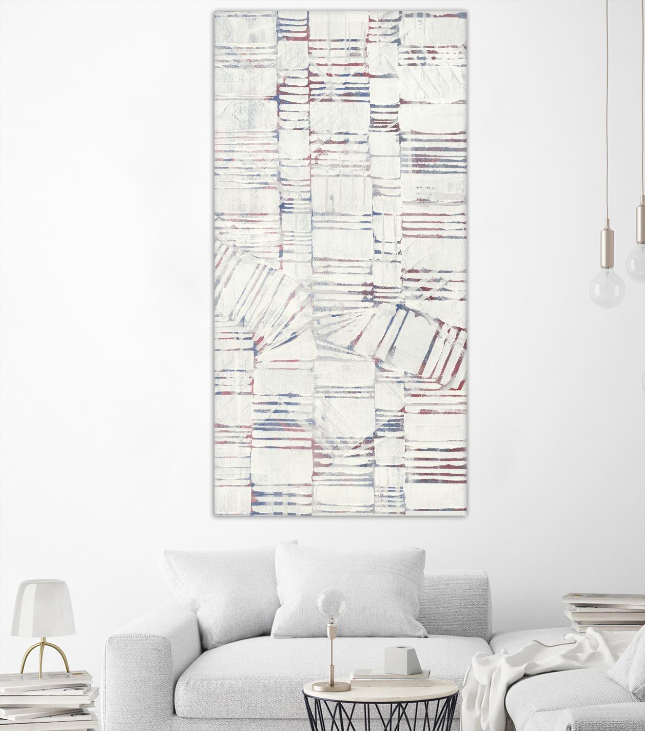 Intersection by John Burrows on GIANT ART - whites & creams geometric shapes