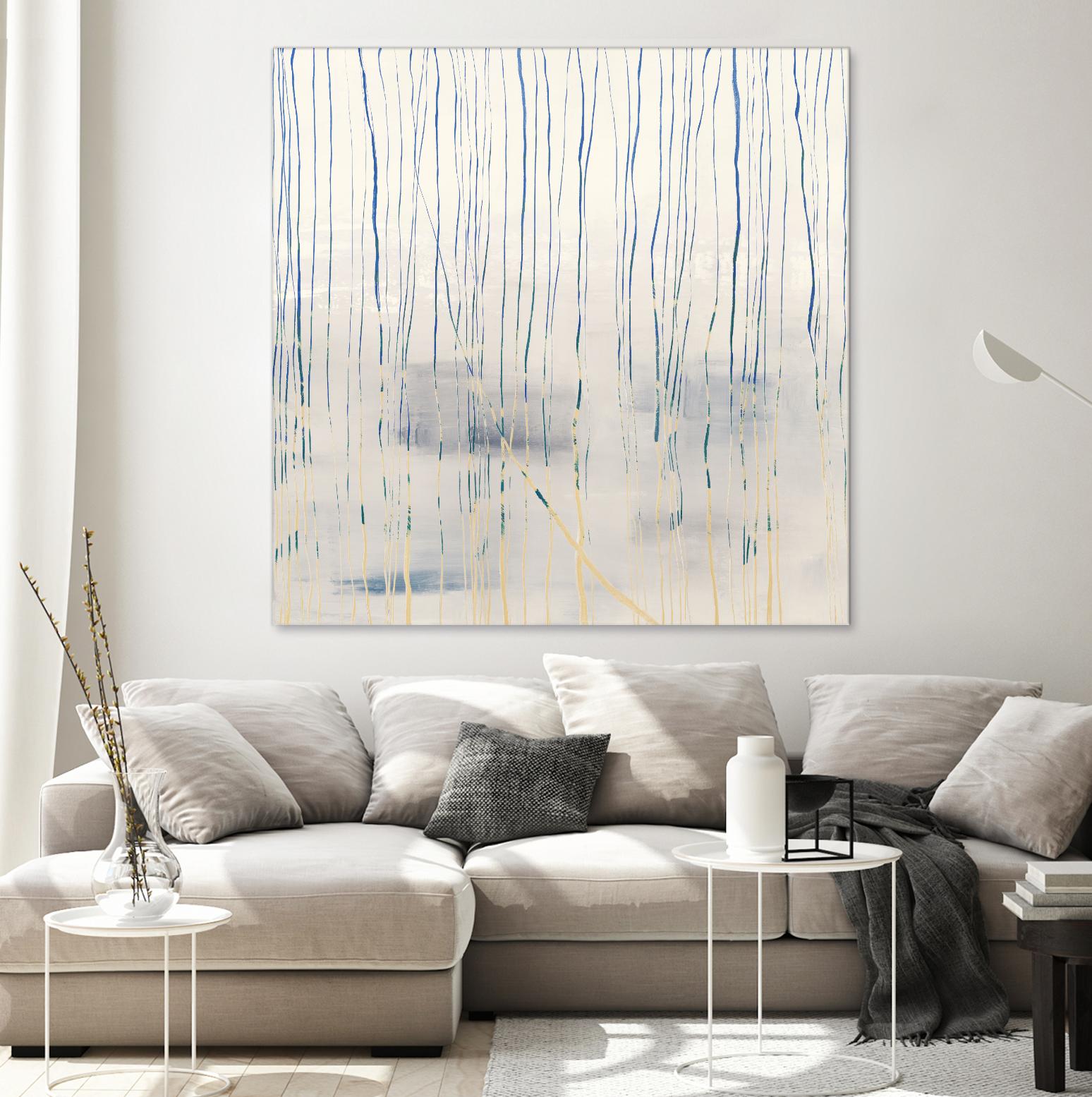 Outlier V4 by John Burrows on GIANT ART - blues abstract