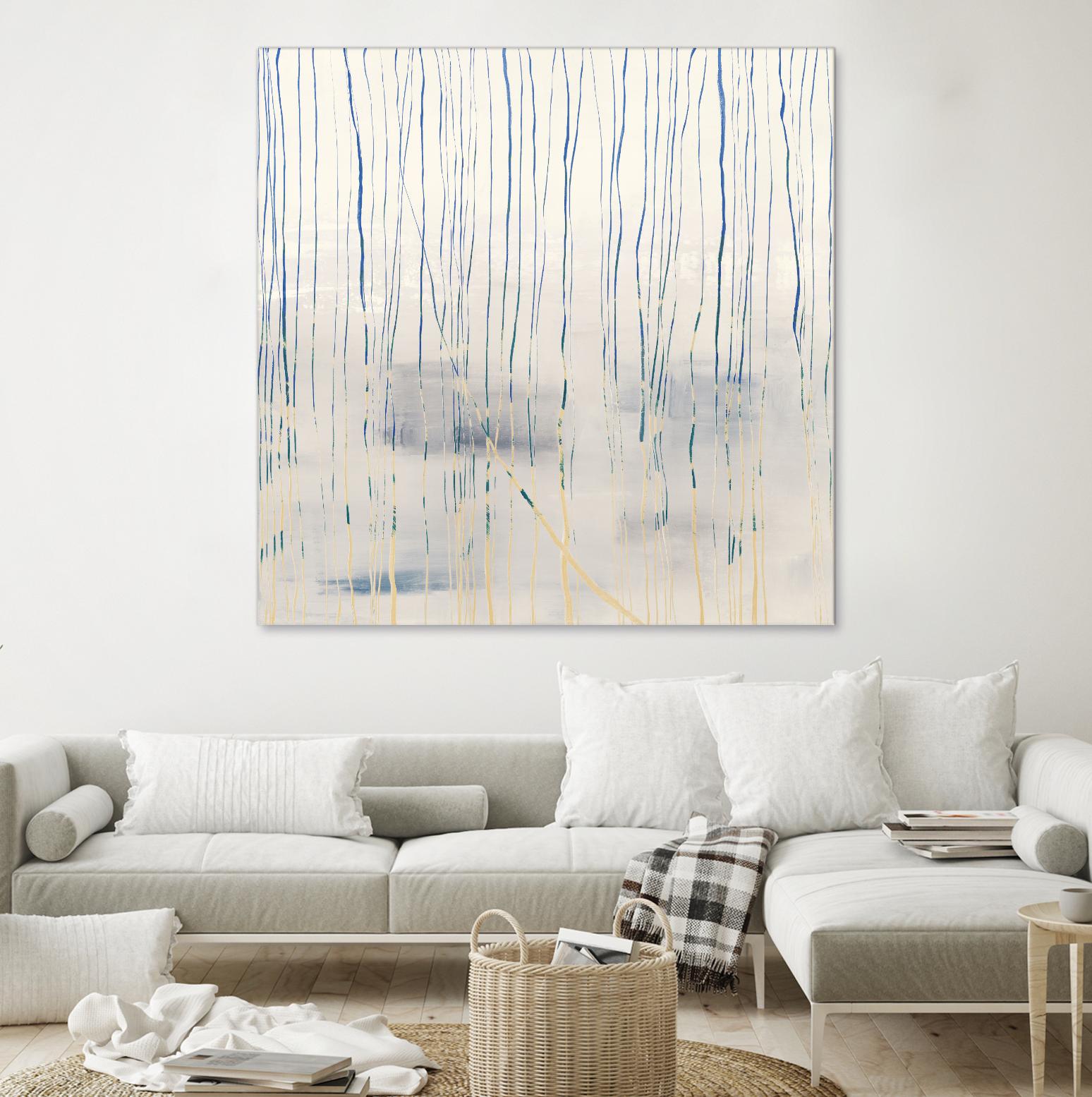 Outlier V4 by John Burrows on GIANT ART - blues abstract