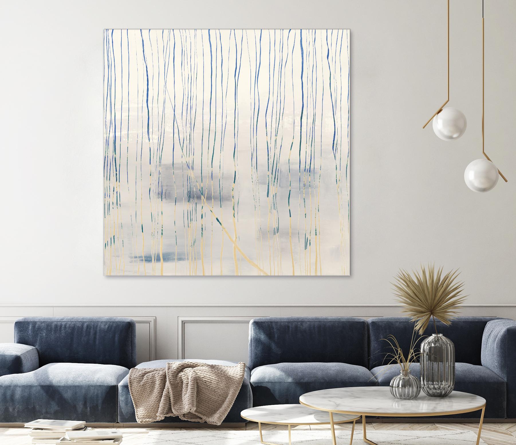 Outlier V4 by John Burrows on GIANT ART - blues abstract