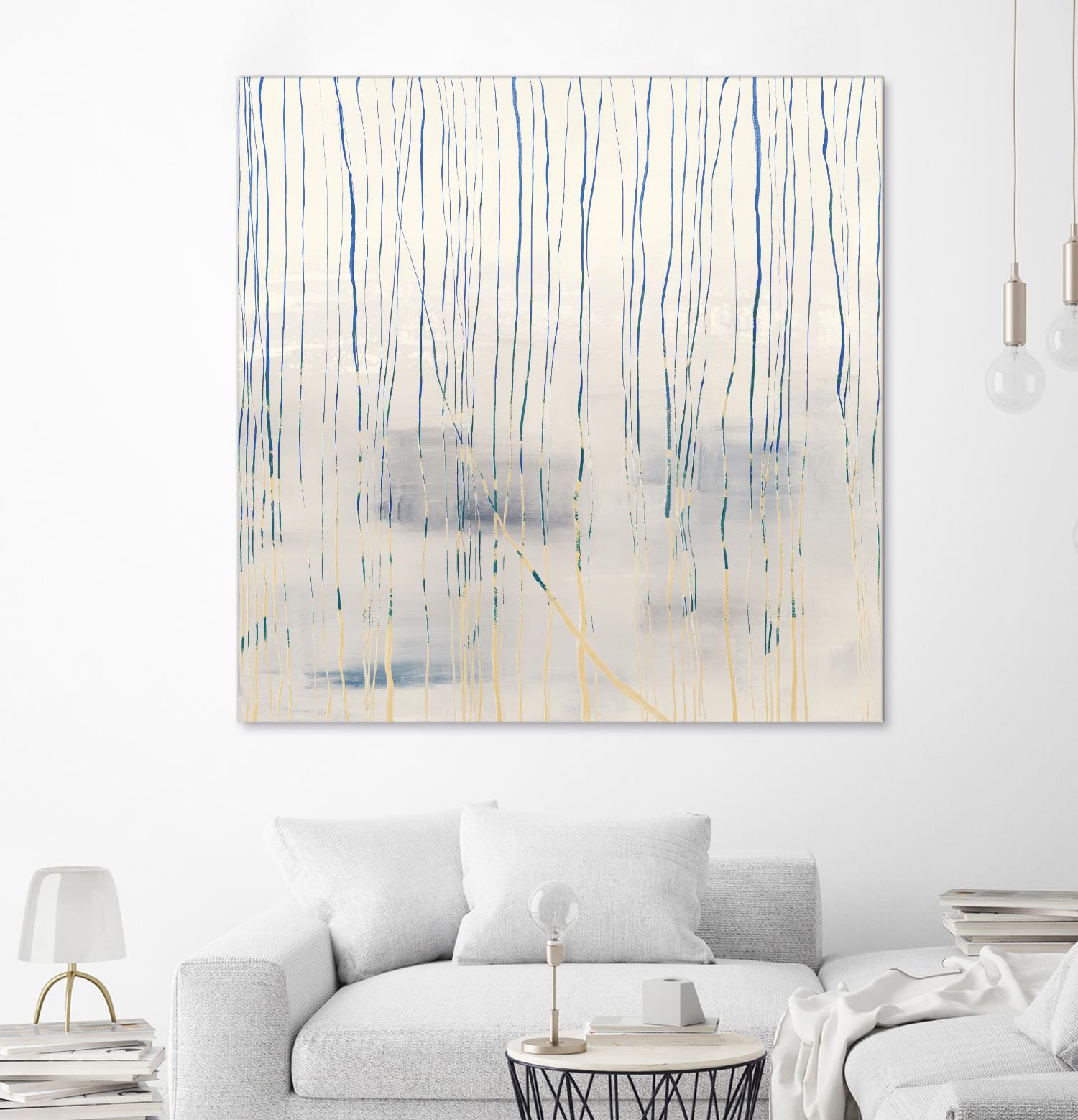 Outlier V4 by John Burrows on GIANT ART - blues abstract