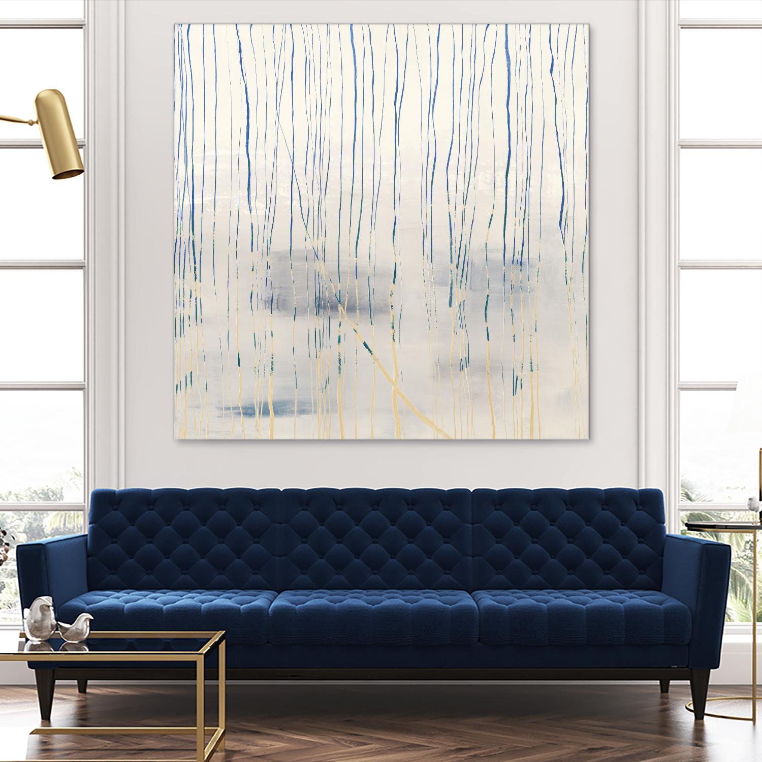 Outlier V4 by John Burrows on GIANT ART - blues abstract