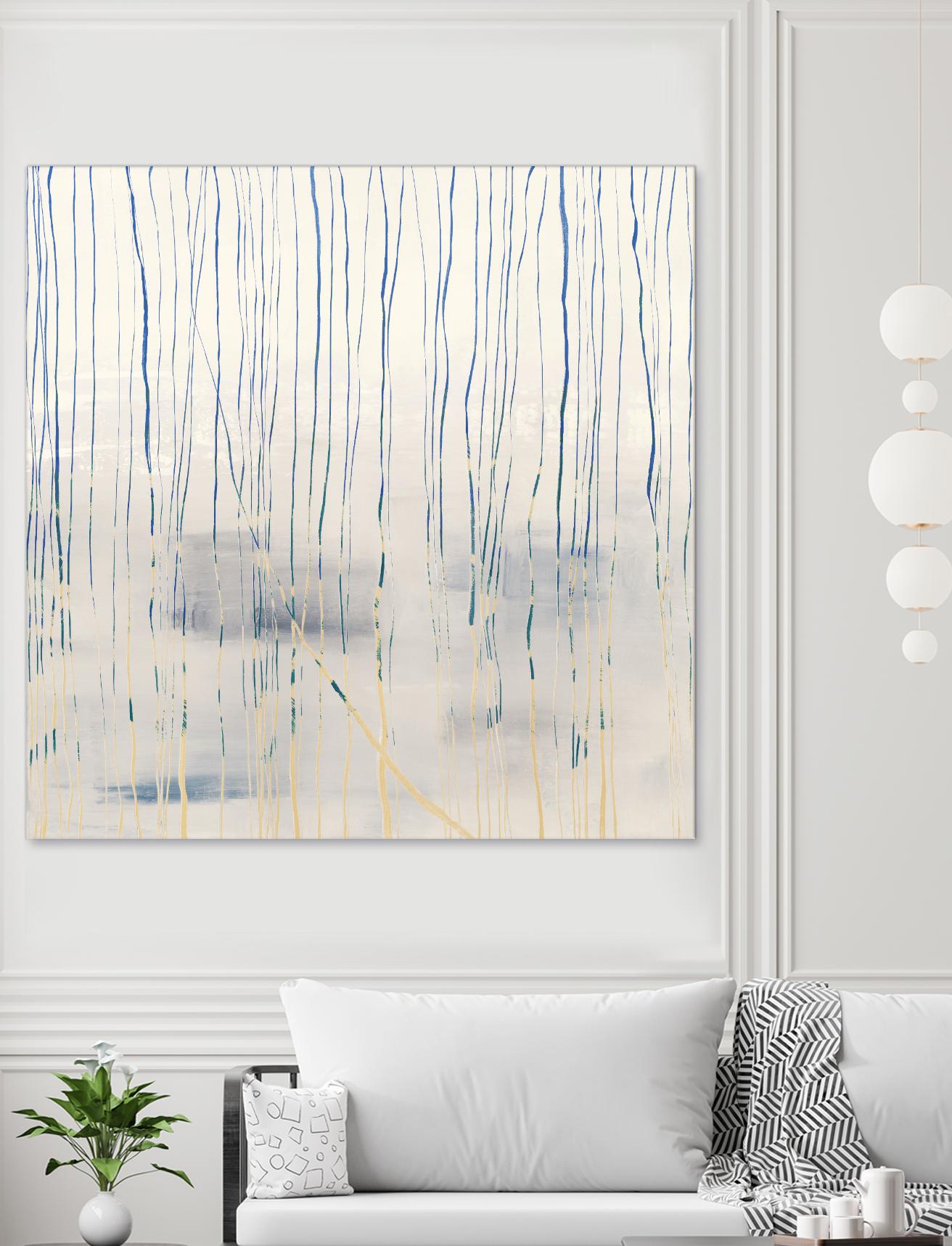 Outlier V4 by John Burrows on GIANT ART - blues abstract