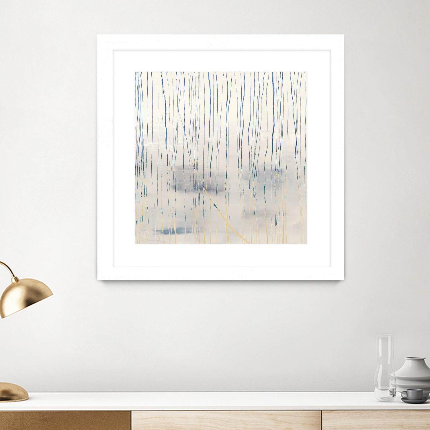 Outlier V4 by John Burrows on GIANT ART - blues abstract