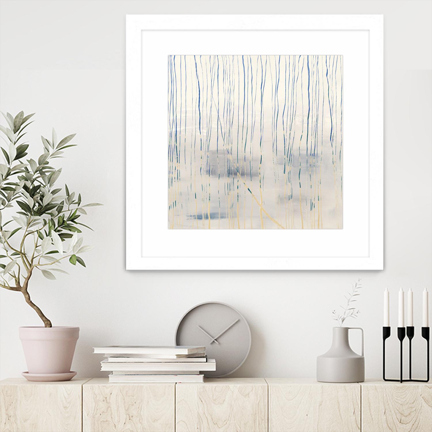 Outlier V4 by John Burrows on GIANT ART - blues abstract