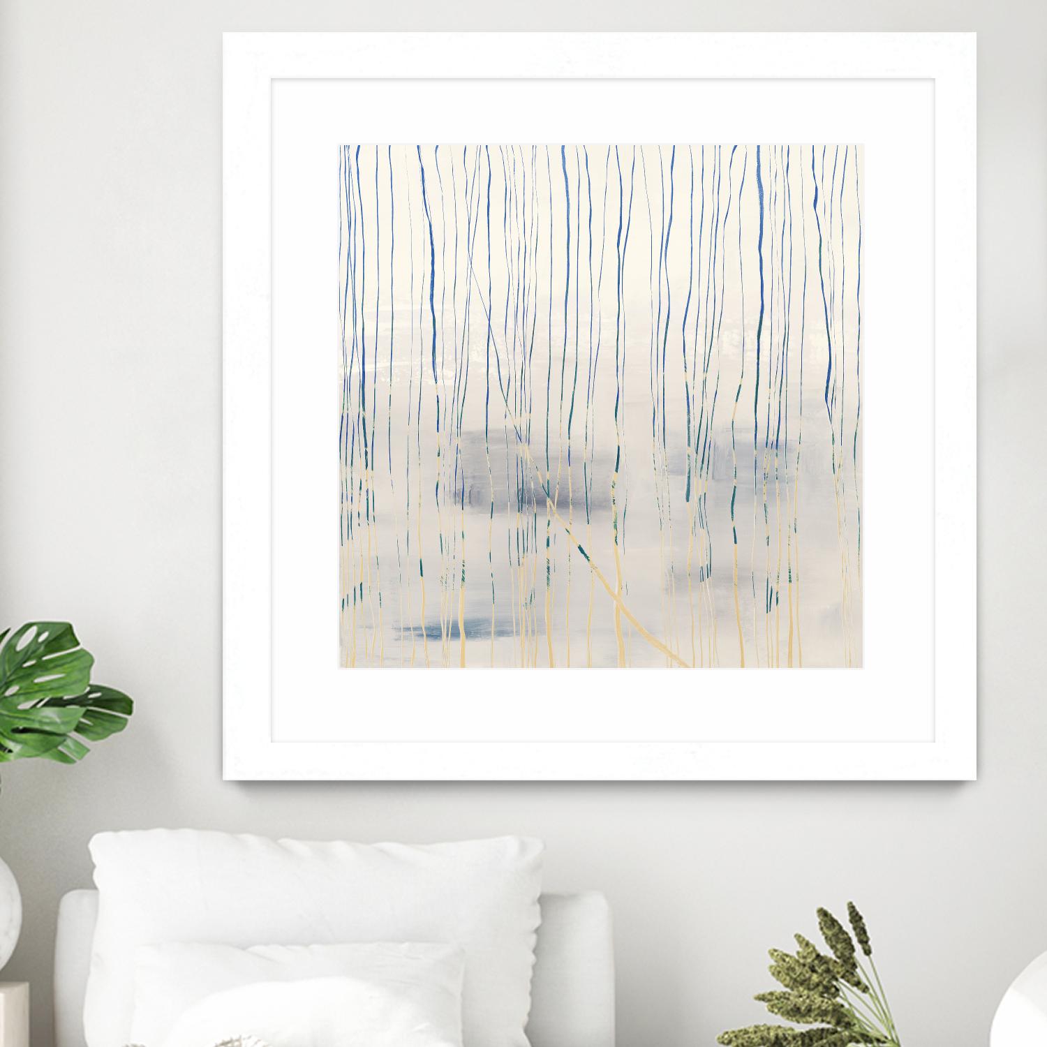 Outlier V4 by John Burrows on GIANT ART - blues abstract