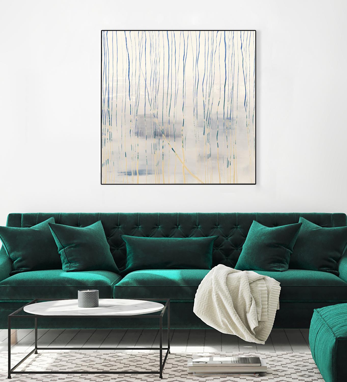 Outlier V4 by John Burrows on GIANT ART - blues abstract