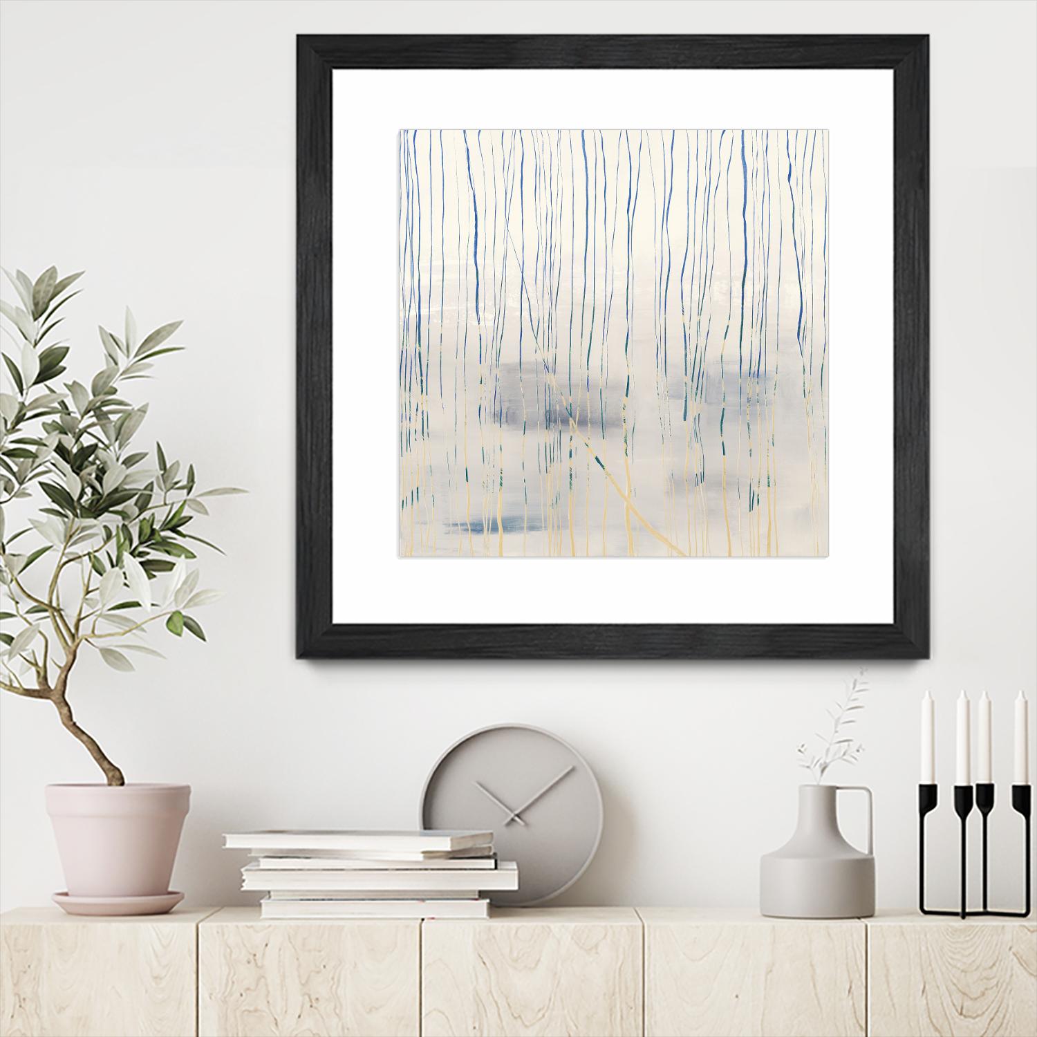 Outlier V4 by John Burrows on GIANT ART - blues abstract