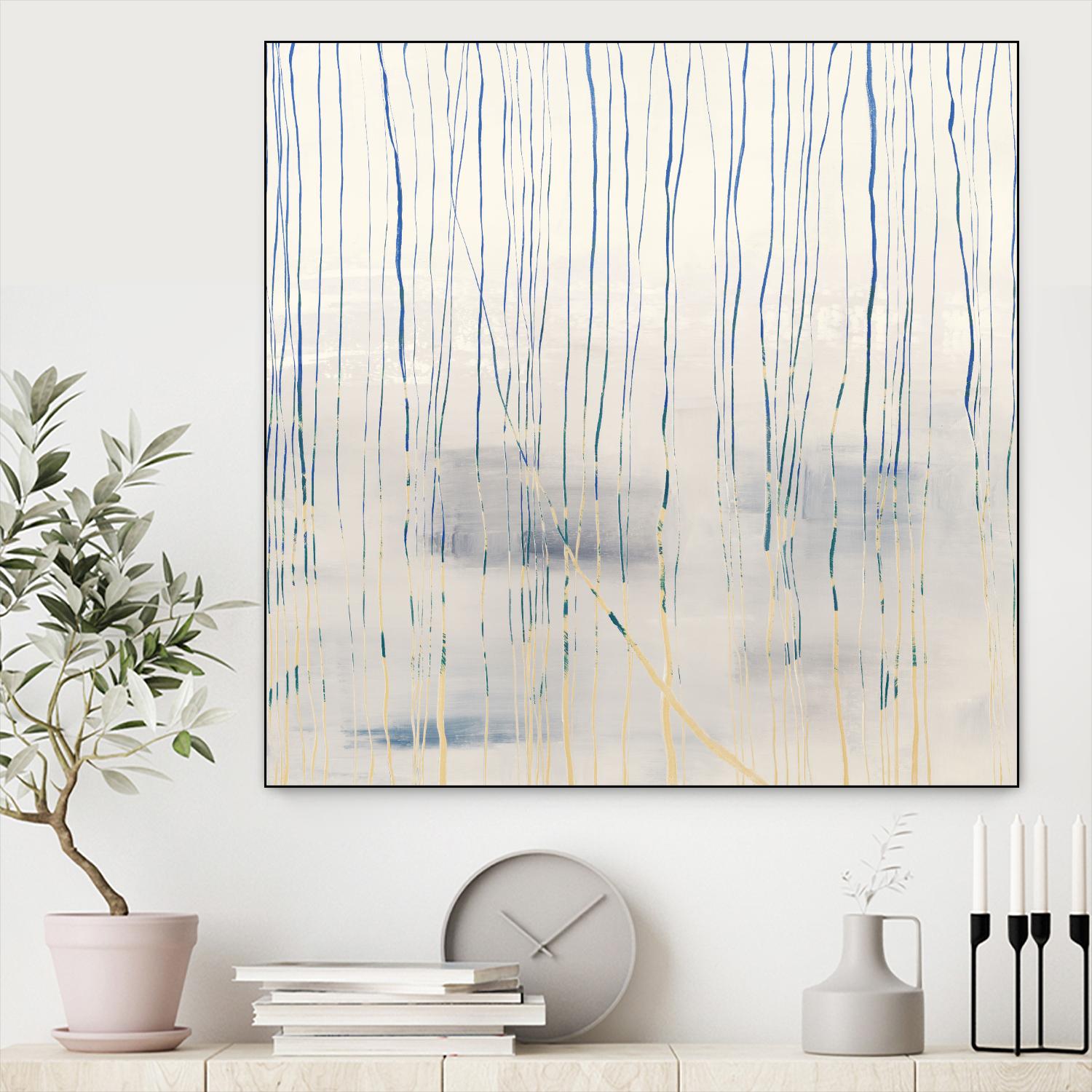 Outlier V4 by John Burrows on GIANT ART - blues abstract