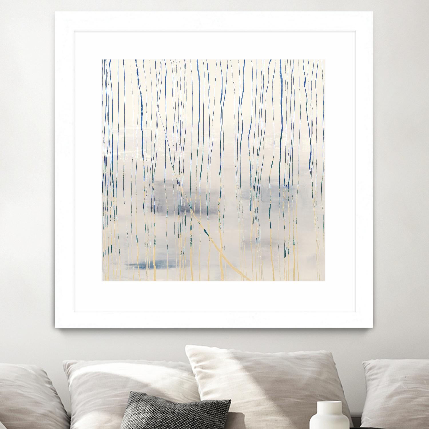 Outlier V4 by John Burrows on GIANT ART - blues abstract