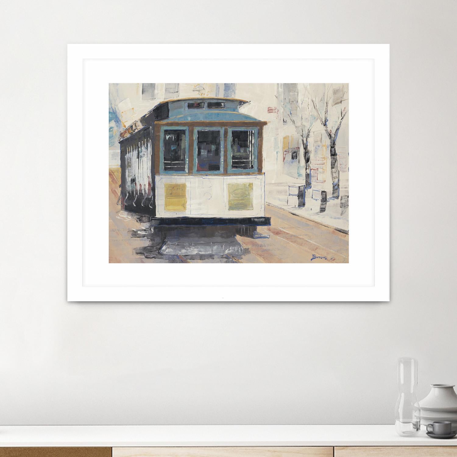 Cable Town by John Burrows on GIANT ART - neutrals cityscapes