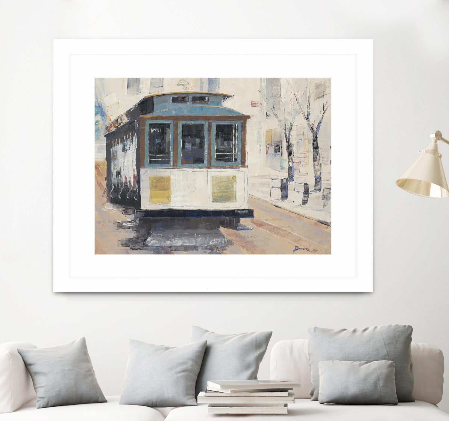 Cable Town by John Burrows on GIANT ART - neutrals cityscapes