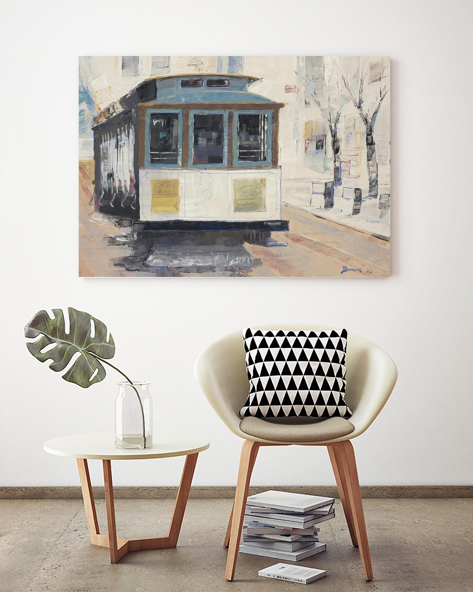 Cable Town by John Burrows on GIANT ART - neutrals cityscapes