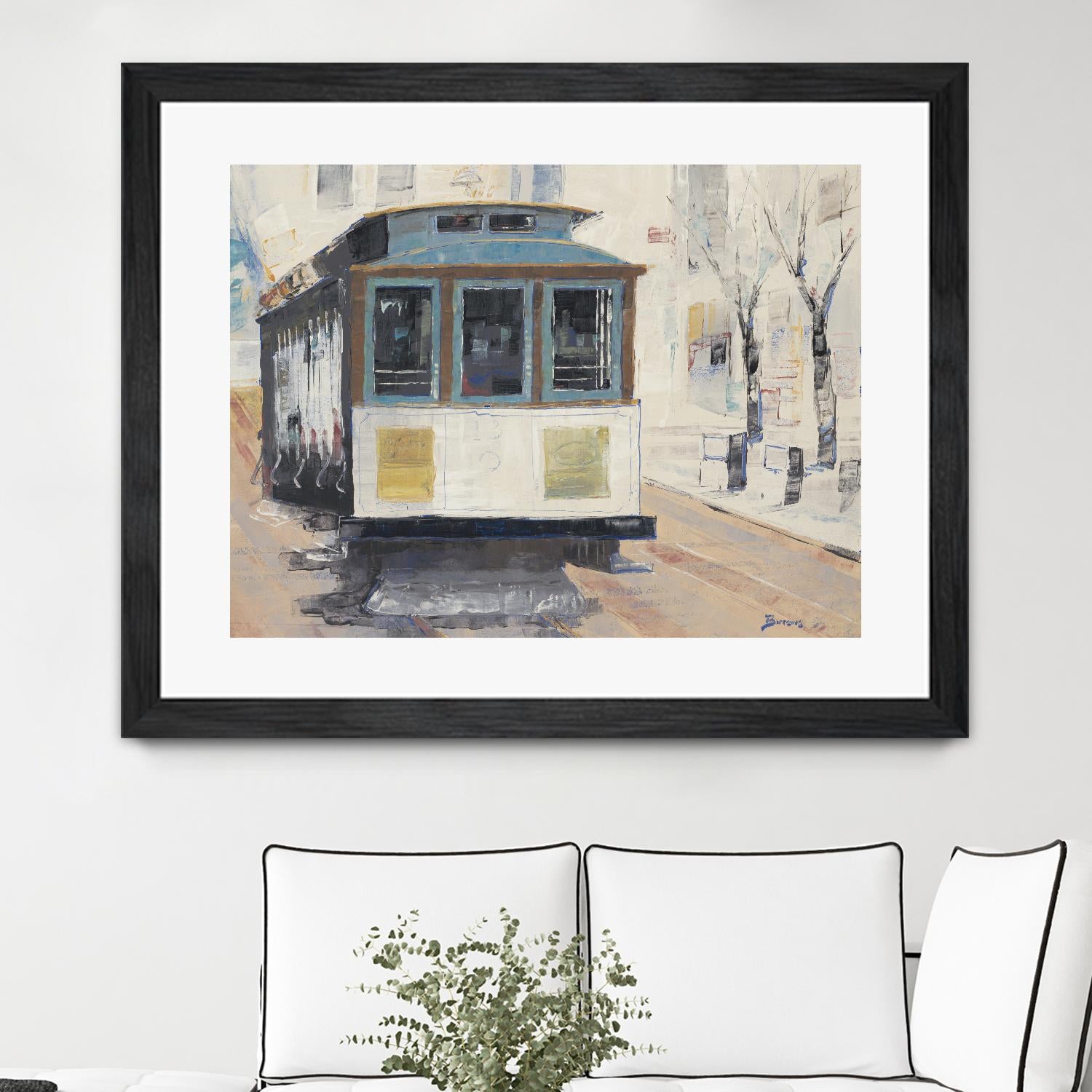 Cable Town by John Burrows on GIANT ART - neutrals cityscapes