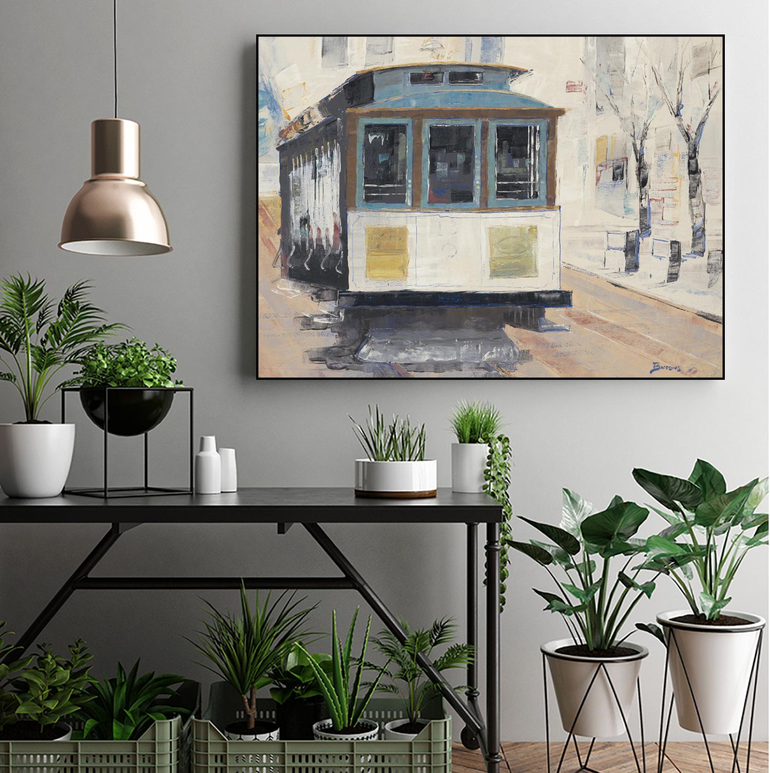 Cable Town by John Burrows on GIANT ART - neutrals cityscapes