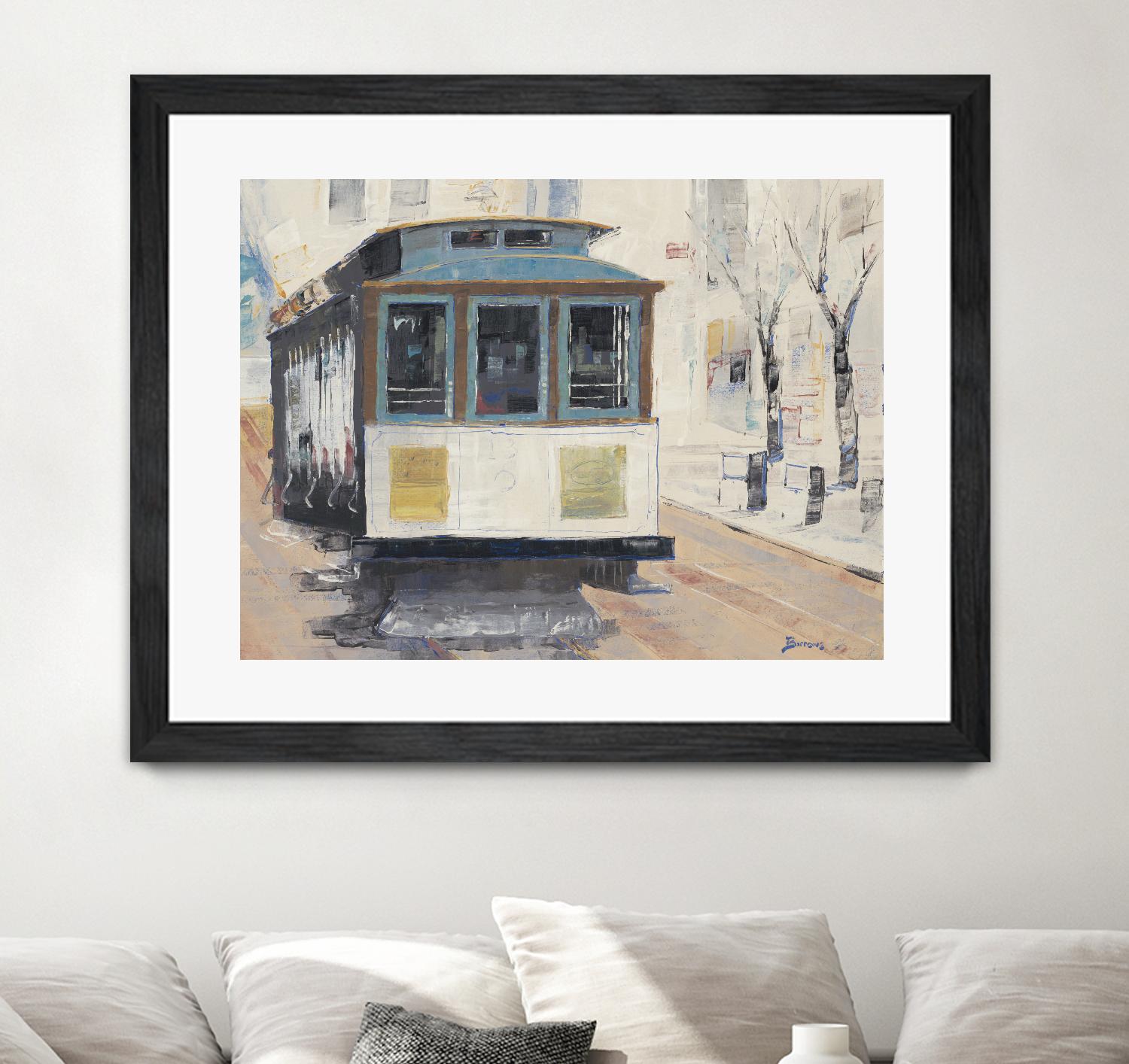 Cable Town by John Burrows on GIANT ART - neutrals cityscapes