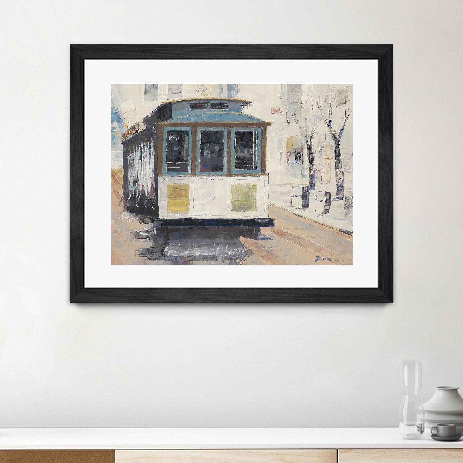 Cable Town by John Burrows on GIANT ART - neutrals cityscapes