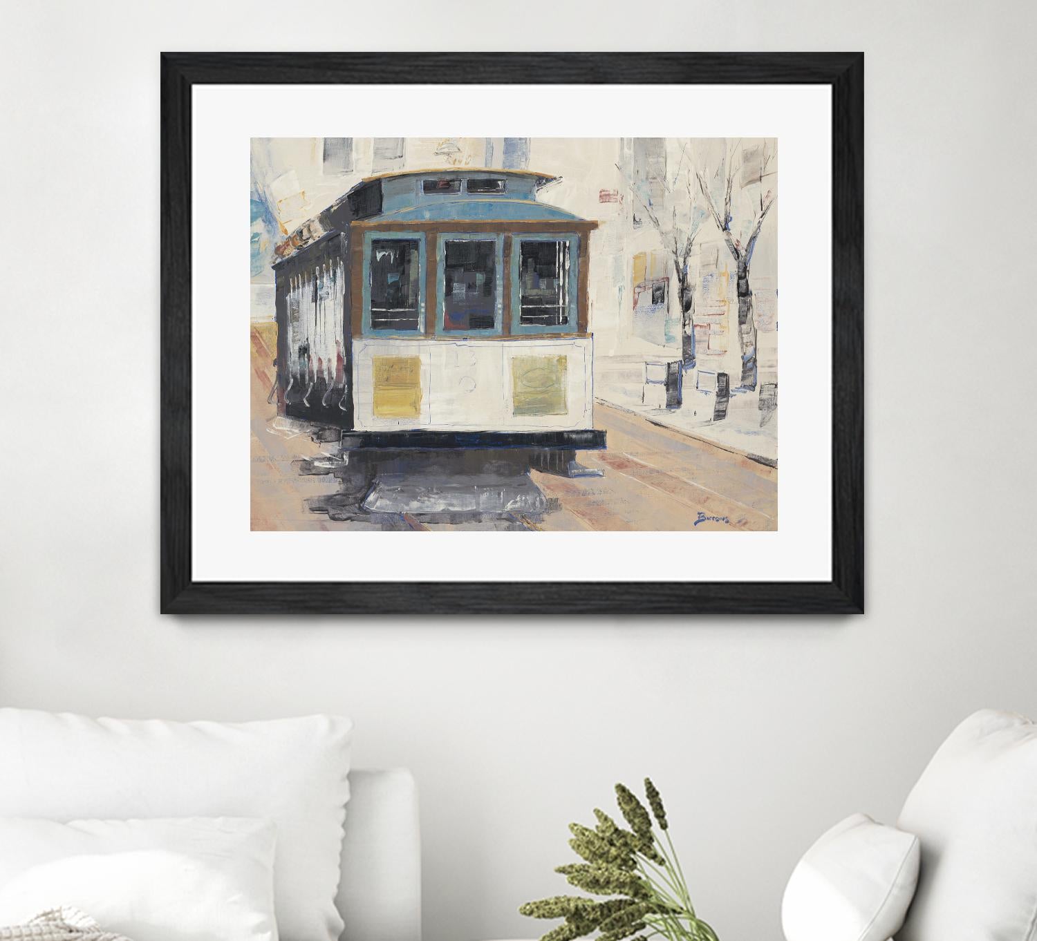 Cable Town by John Burrows on GIANT ART - neutrals cityscapes