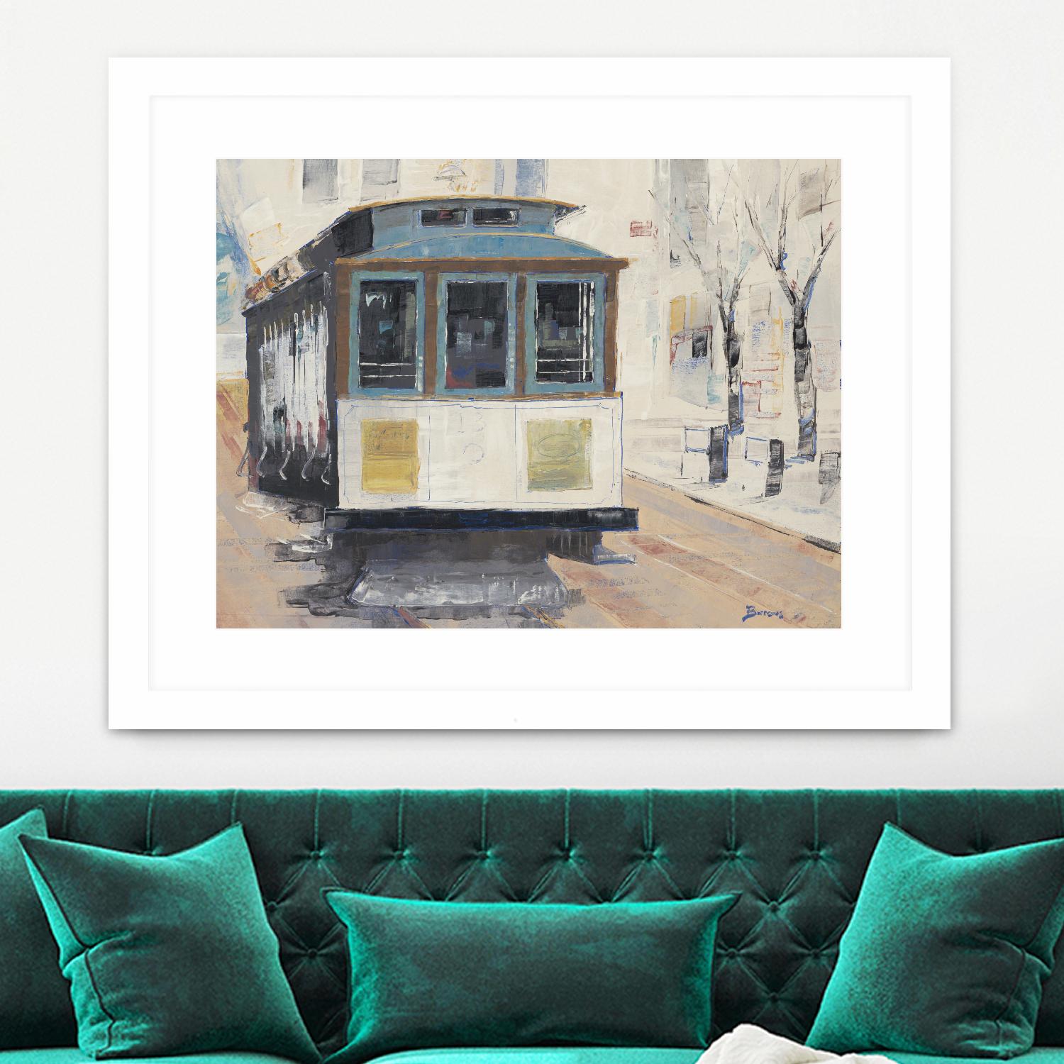 Cable Town by John Burrows on GIANT ART - neutrals cityscapes