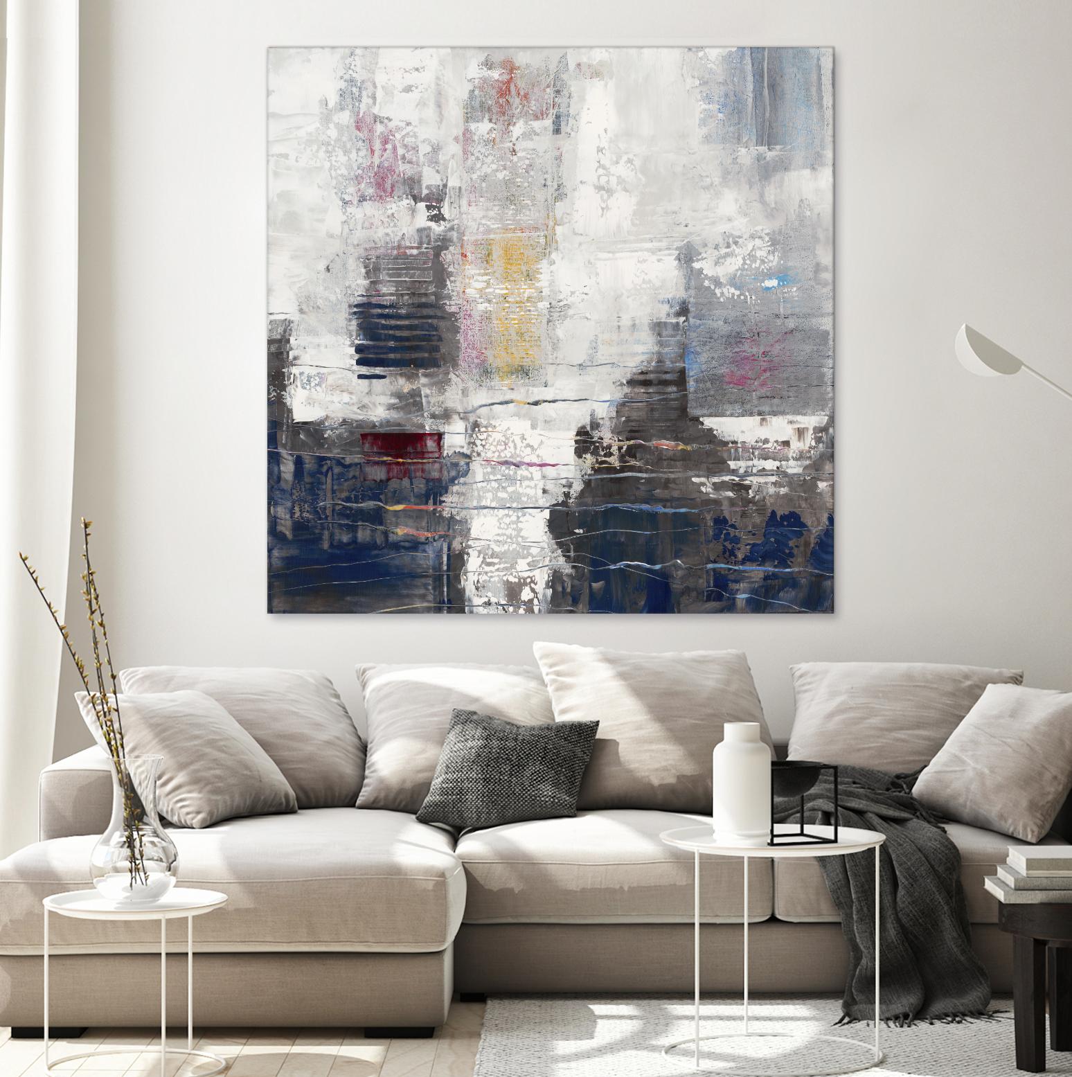 Approaching Shangri-La by John Burrows on GIANT ART - neutrals abstract