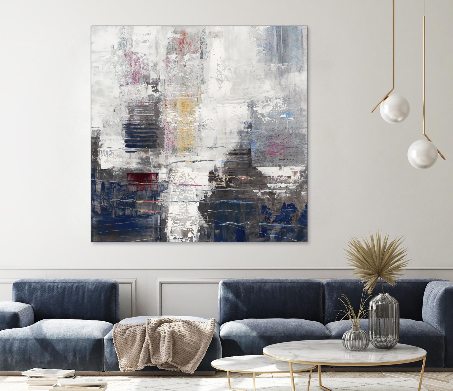 Approaching Shangri-La by John Burrows on GIANT ART - neutrals abstract