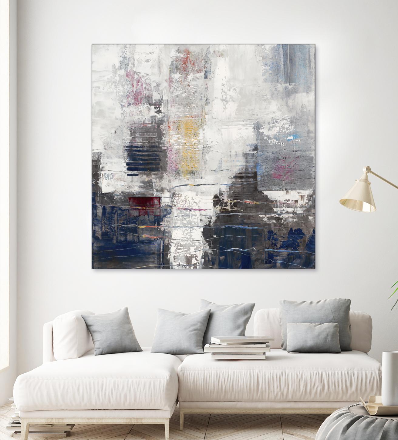 Approaching Shangri-La by John Burrows on GIANT ART - neutrals abstract