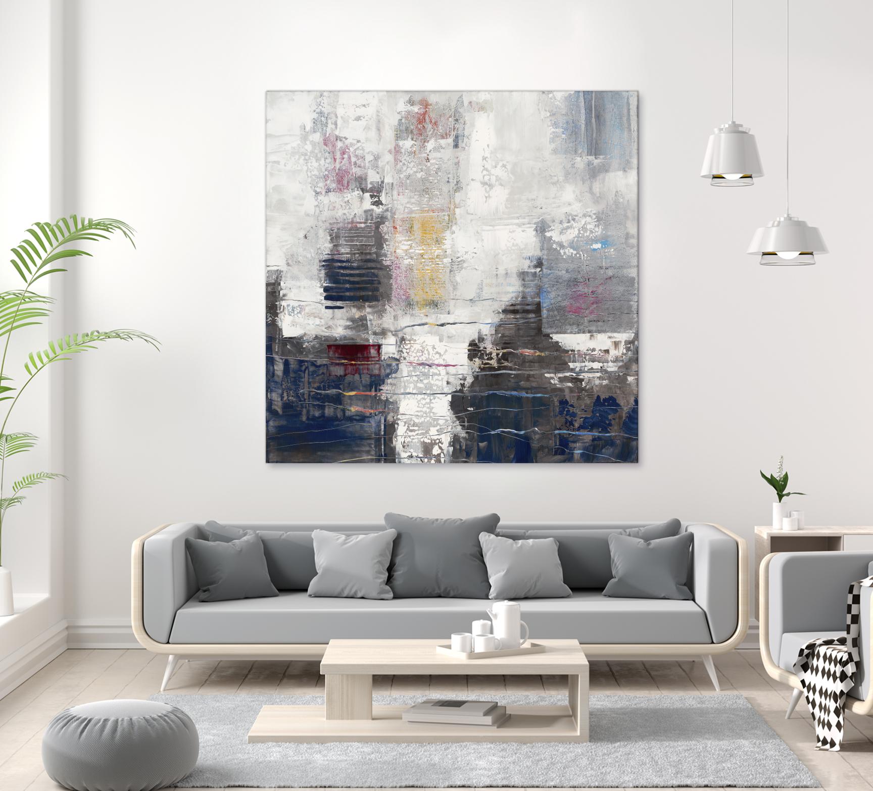 Approaching Shangri-La by John Burrows on GIANT ART - neutrals abstract