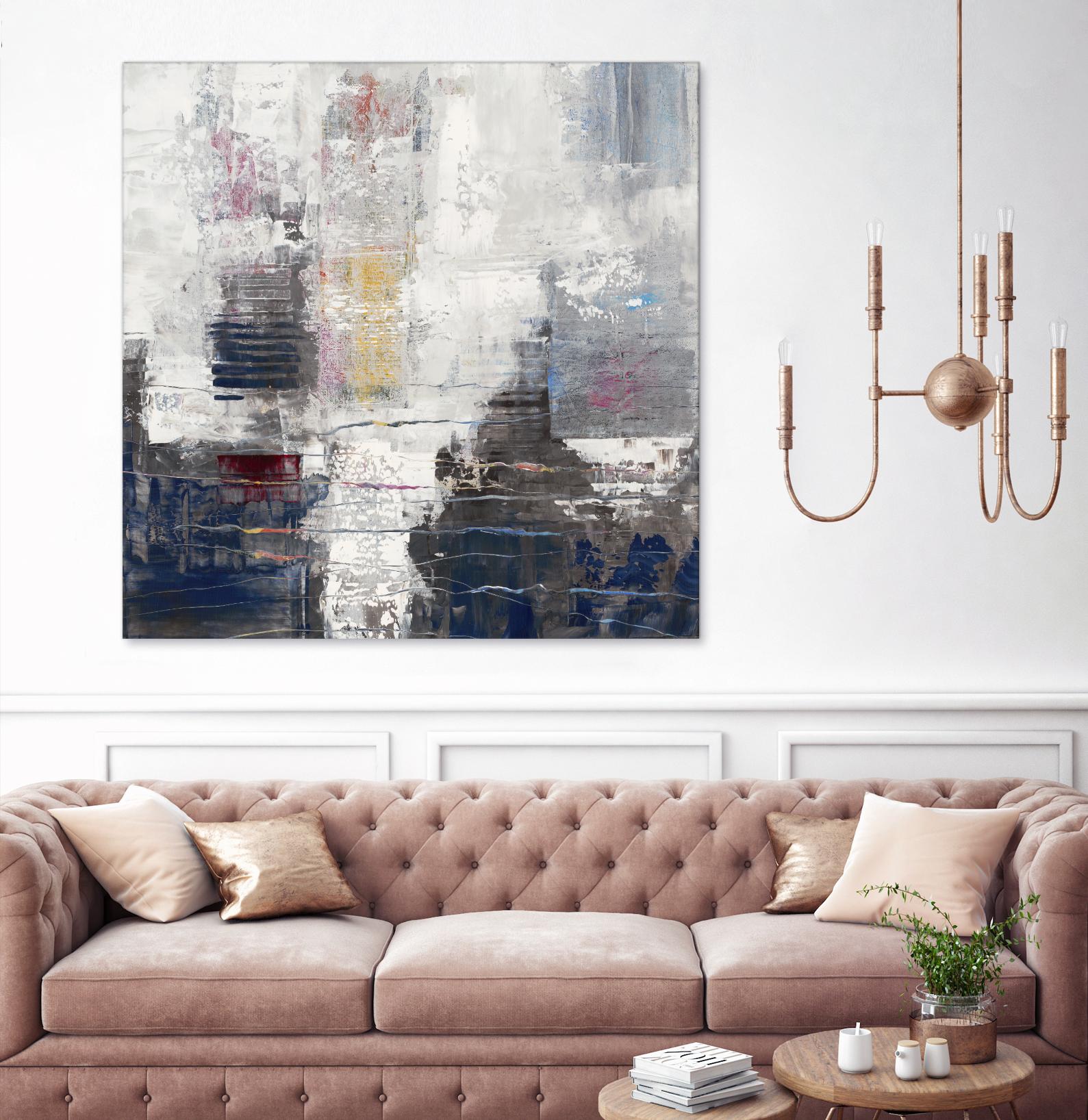 Approaching Shangri-La by John Burrows on GIANT ART - neutrals abstract