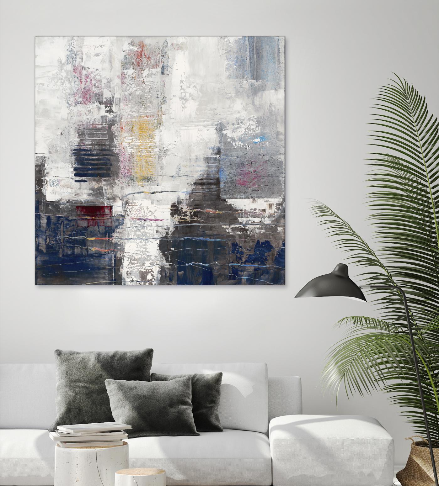 Approaching Shangri-La by John Burrows on GIANT ART - neutrals abstract