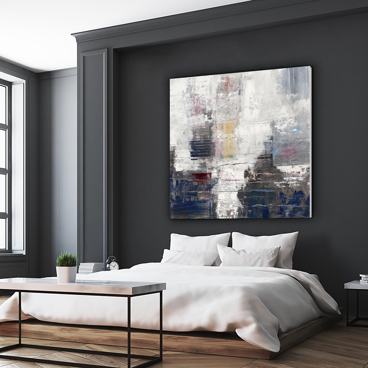 Approaching Shangri-La by John Burrows on GIANT ART - neutrals abstract