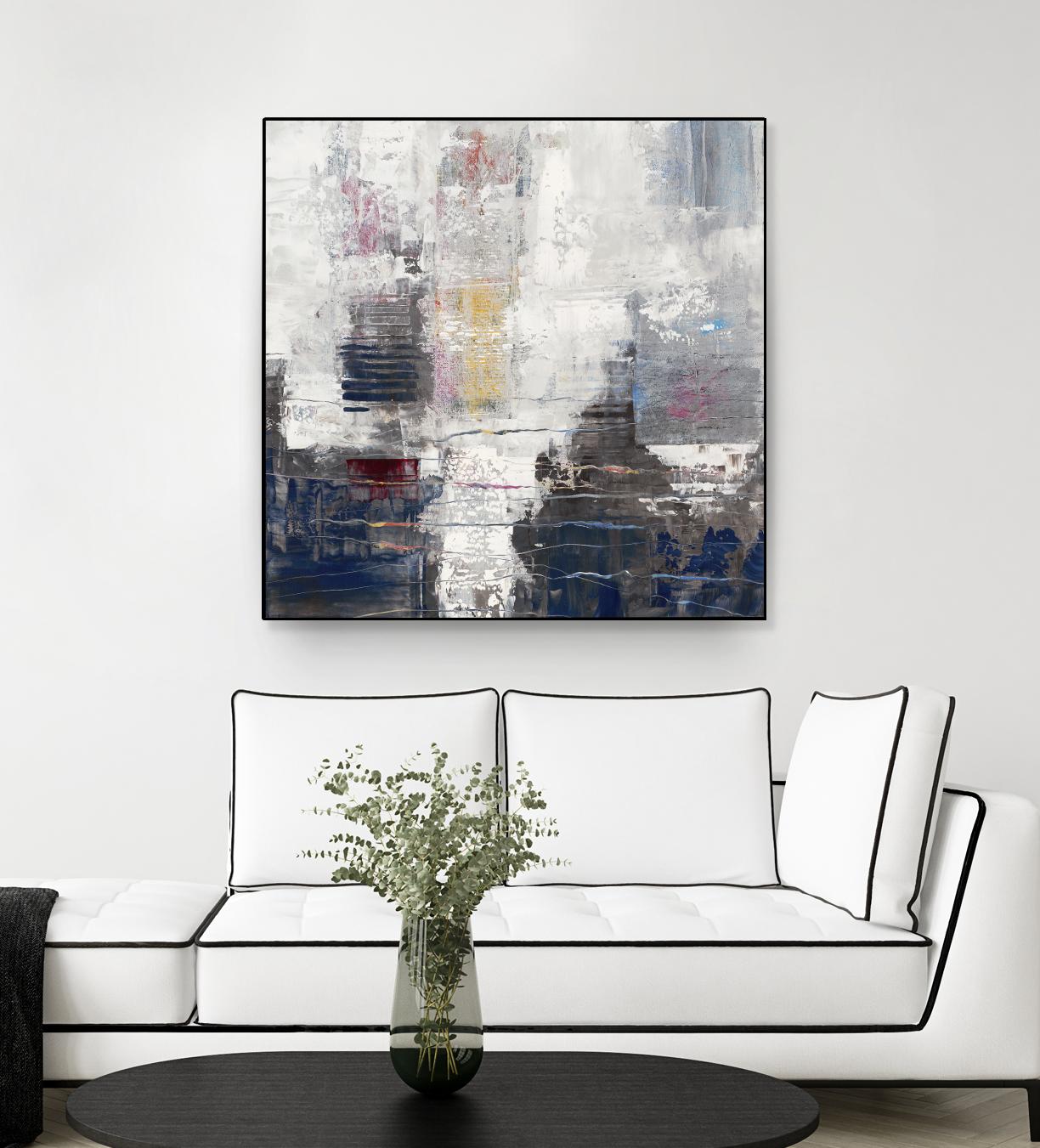 Approaching Shangri-La by John Burrows on GIANT ART - neutrals abstract