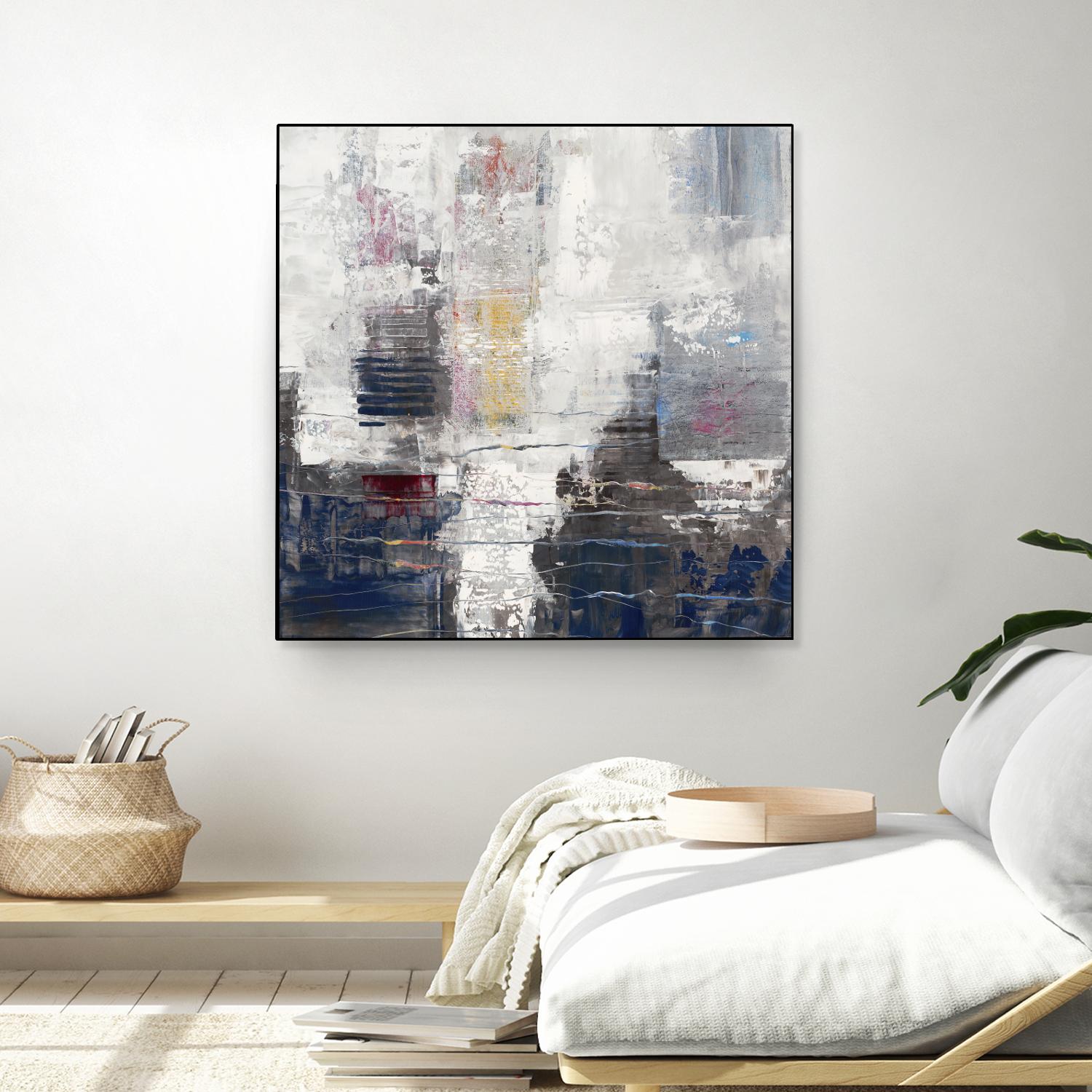 Approaching Shangri-La by John Burrows on GIANT ART - neutrals abstract